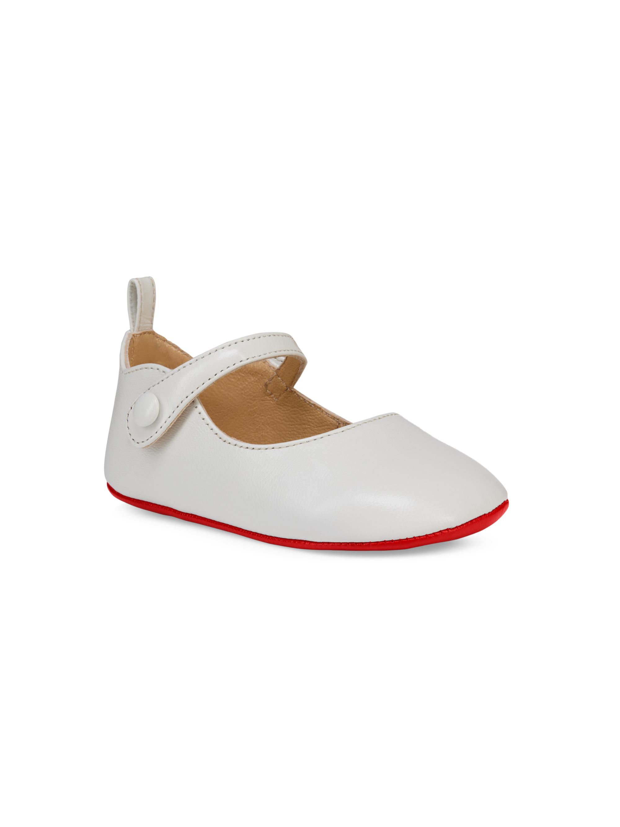 Christian Louboutin Baby Girl's Love Chick Ballerina Shoes - Bianco 2 (Baby)