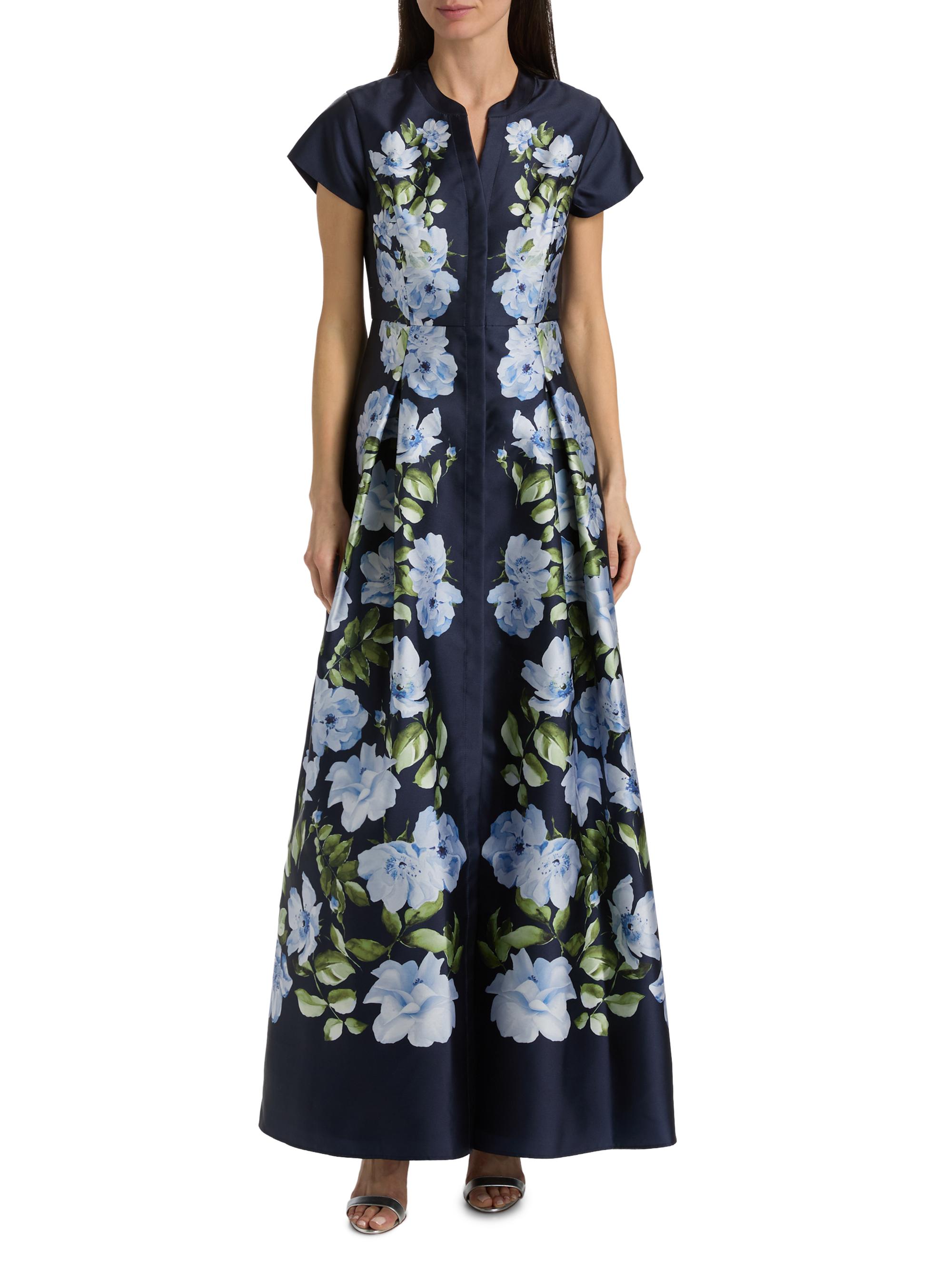 住*太様 imozonsavingclothing SAKURA MIKADO SACHIN BABI Marta Floral Mikado Gown | Saks Fifth Avenue