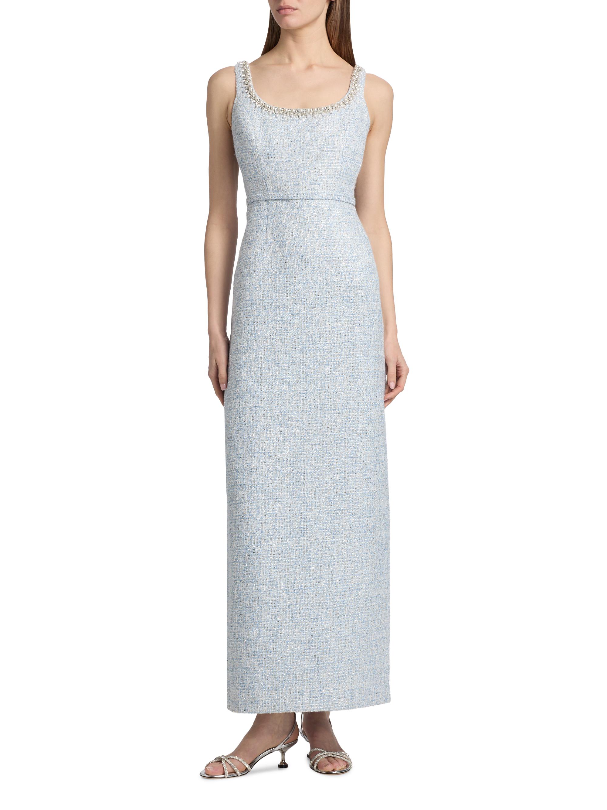SACHIN BABI Lana Embellished Tweed Gown | Saks Fifth Avenue