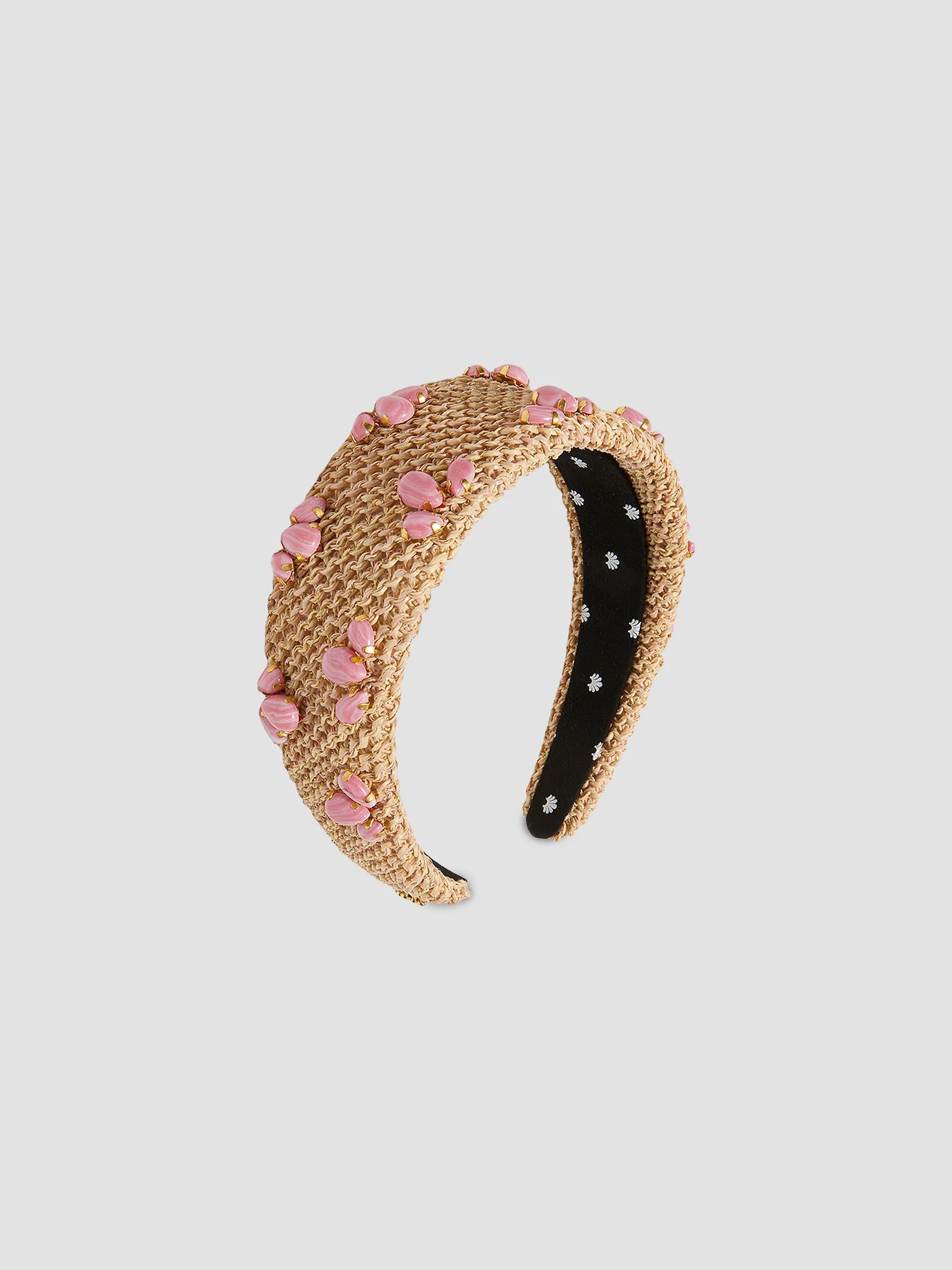 Lele Sadoughi Scalloped Silk-Blend Headband | Saks Fifth Avenue