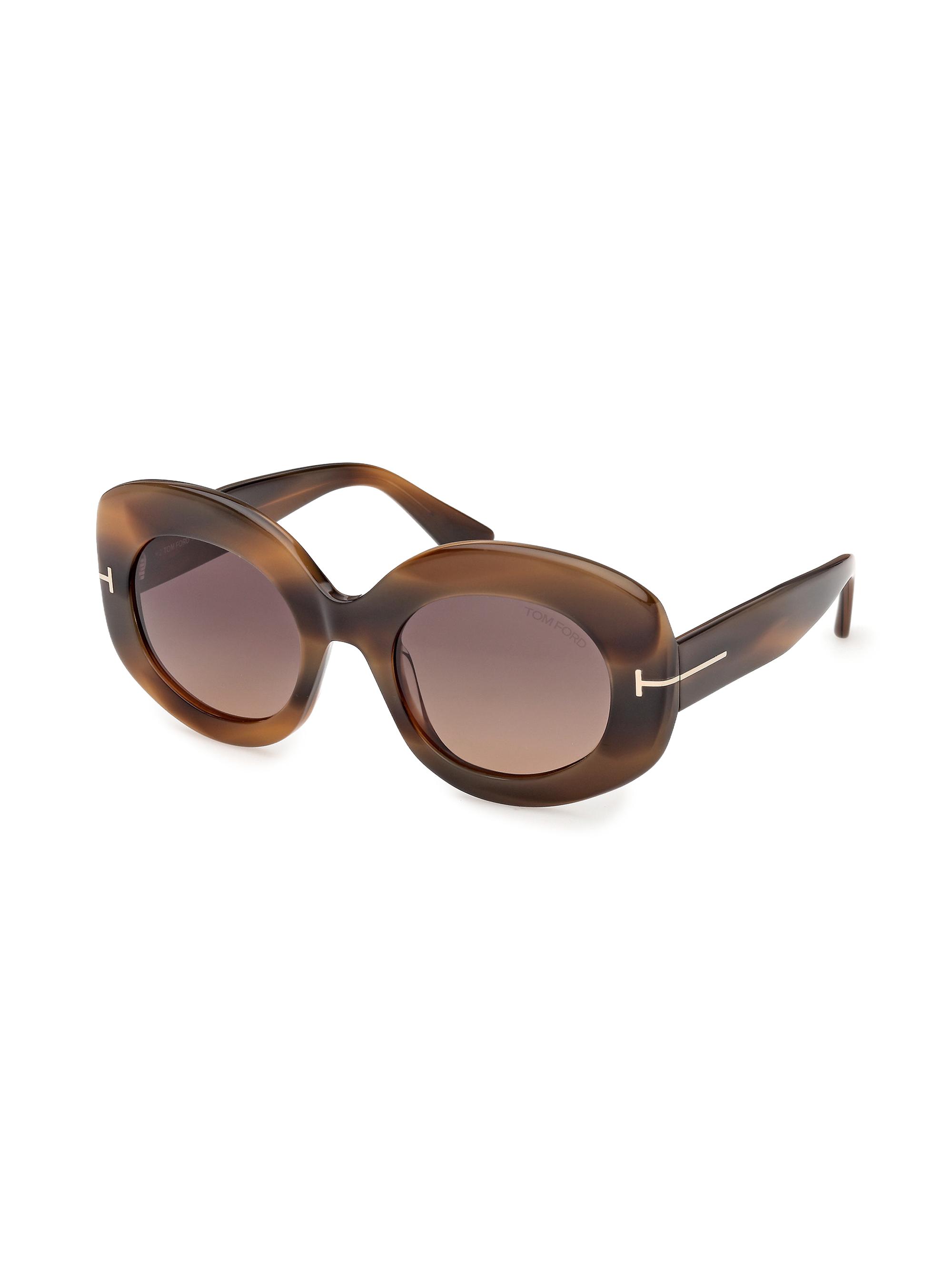TOM FORD Women's Claudette 51MM Oval Sunglasses - Brown