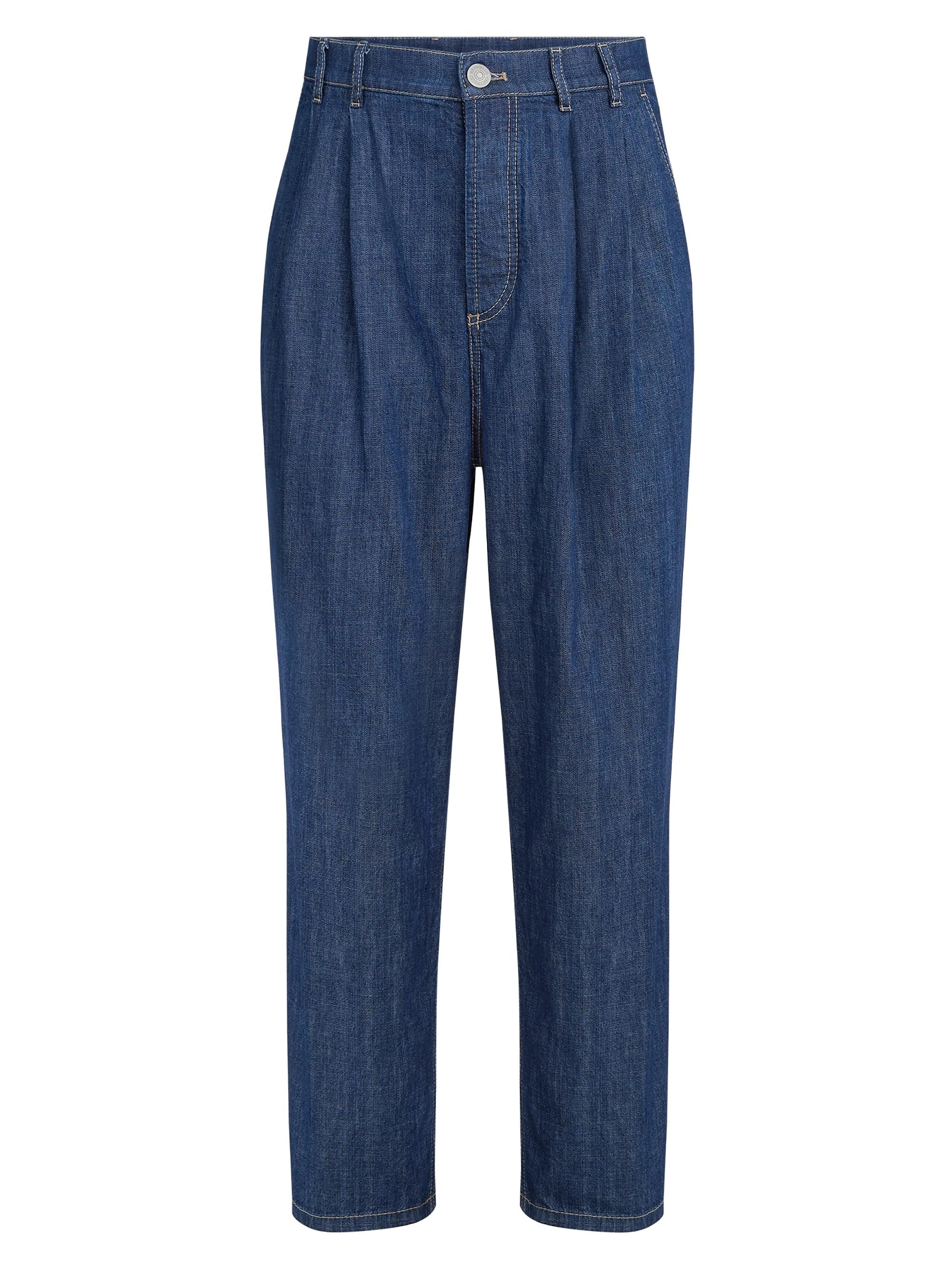 Brunello Cucinelli Men's Lightweight Denim Iconic Fit Five Pocket Trousers - Dark Denim