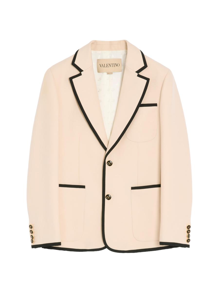 Valentino Garavani Single-Breasted Wool Gabardine Jacket | Saks