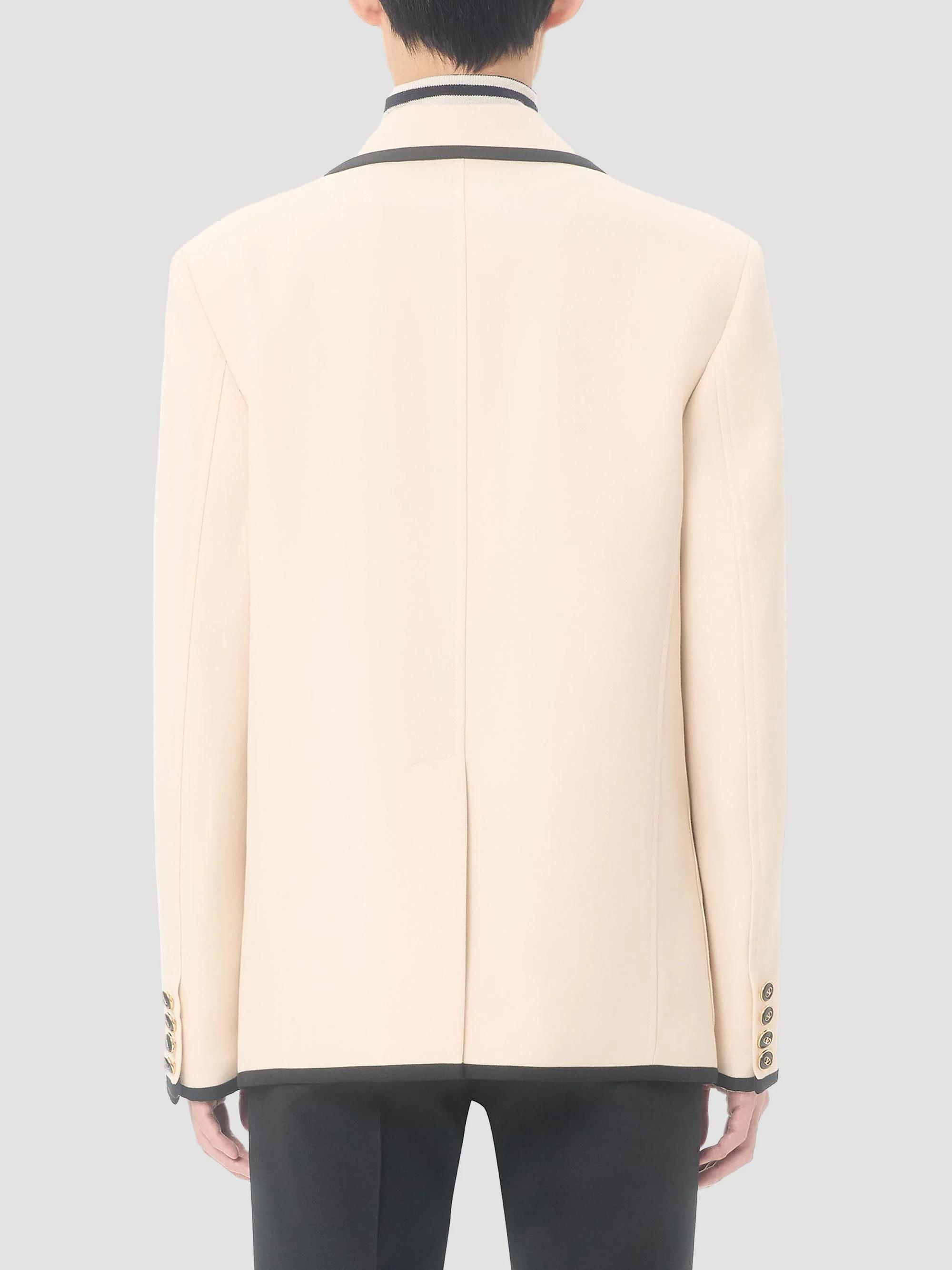 Valentino Garavani Single-Breasted Wool Gabardine Jacket | Saks