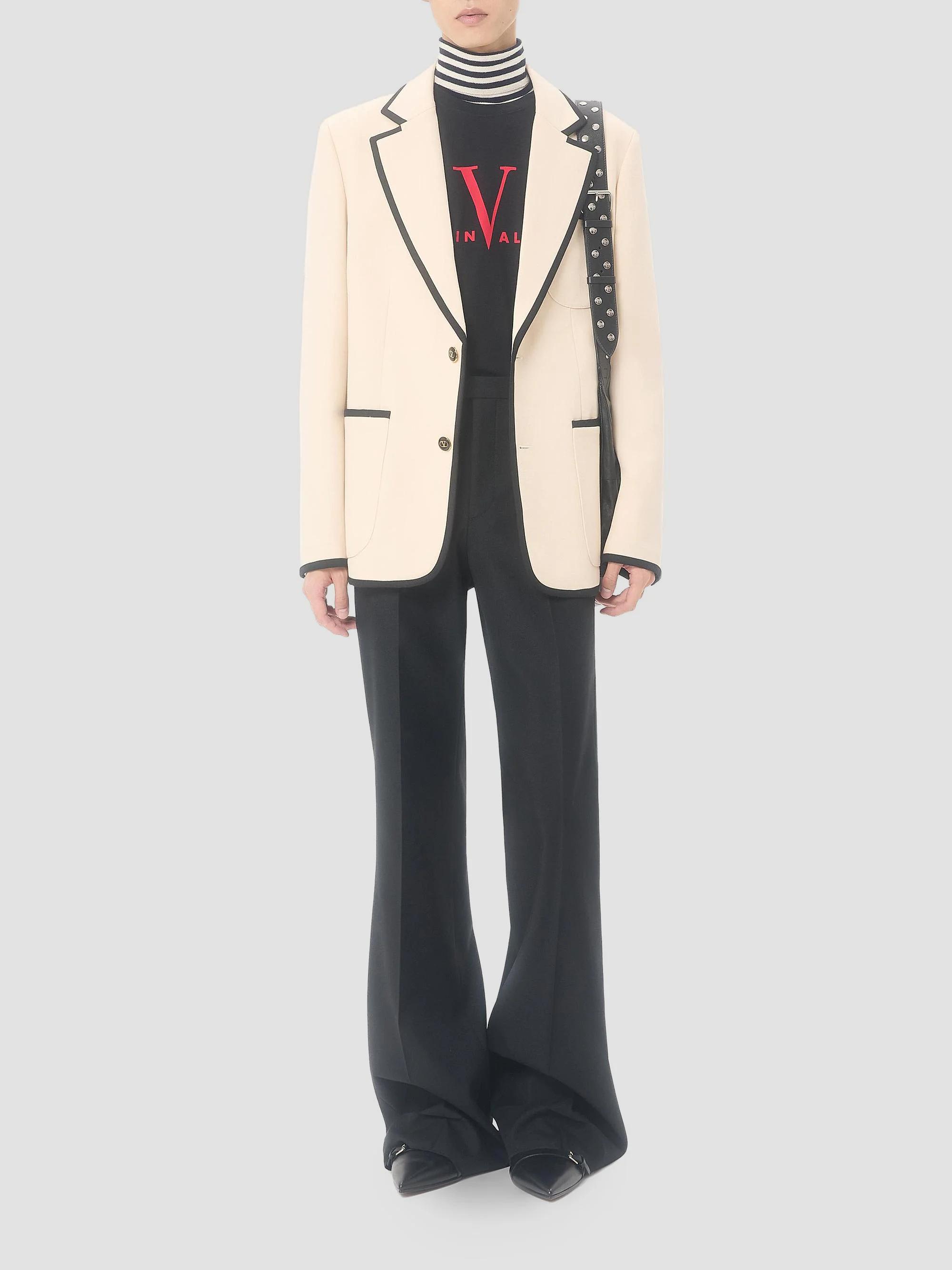 Valentino Garavani Single-Breasted Wool Gabardine Jacket | Saks