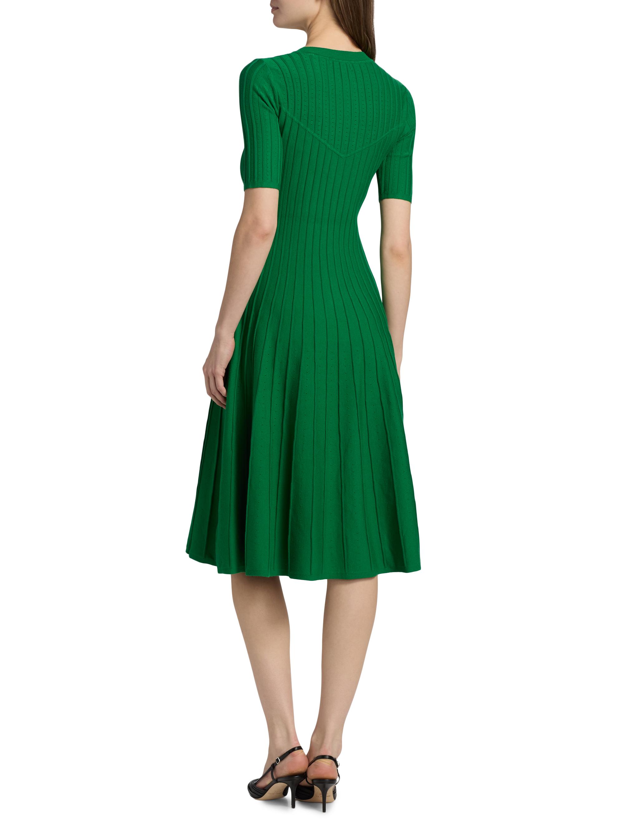 elie tahari green velvet dress Elie Tahari womens The Wanda Sweater Dress, XS, Green, Women's