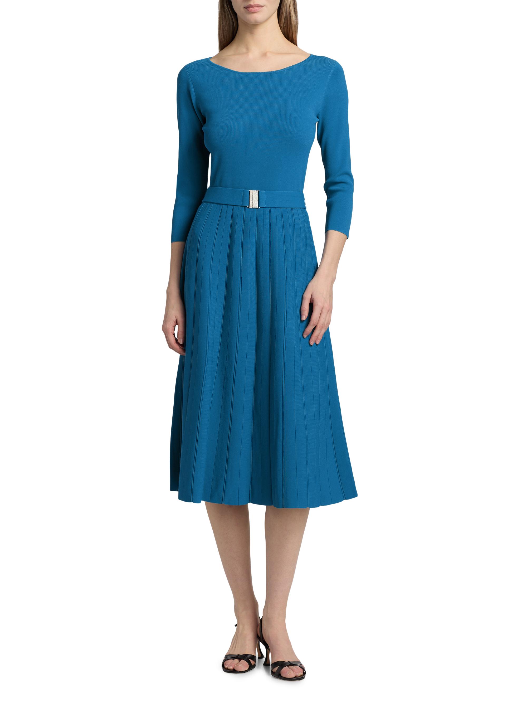elie tahari aimee summer palace print midi dress Elie Tahari The Sumner Sweaterdress