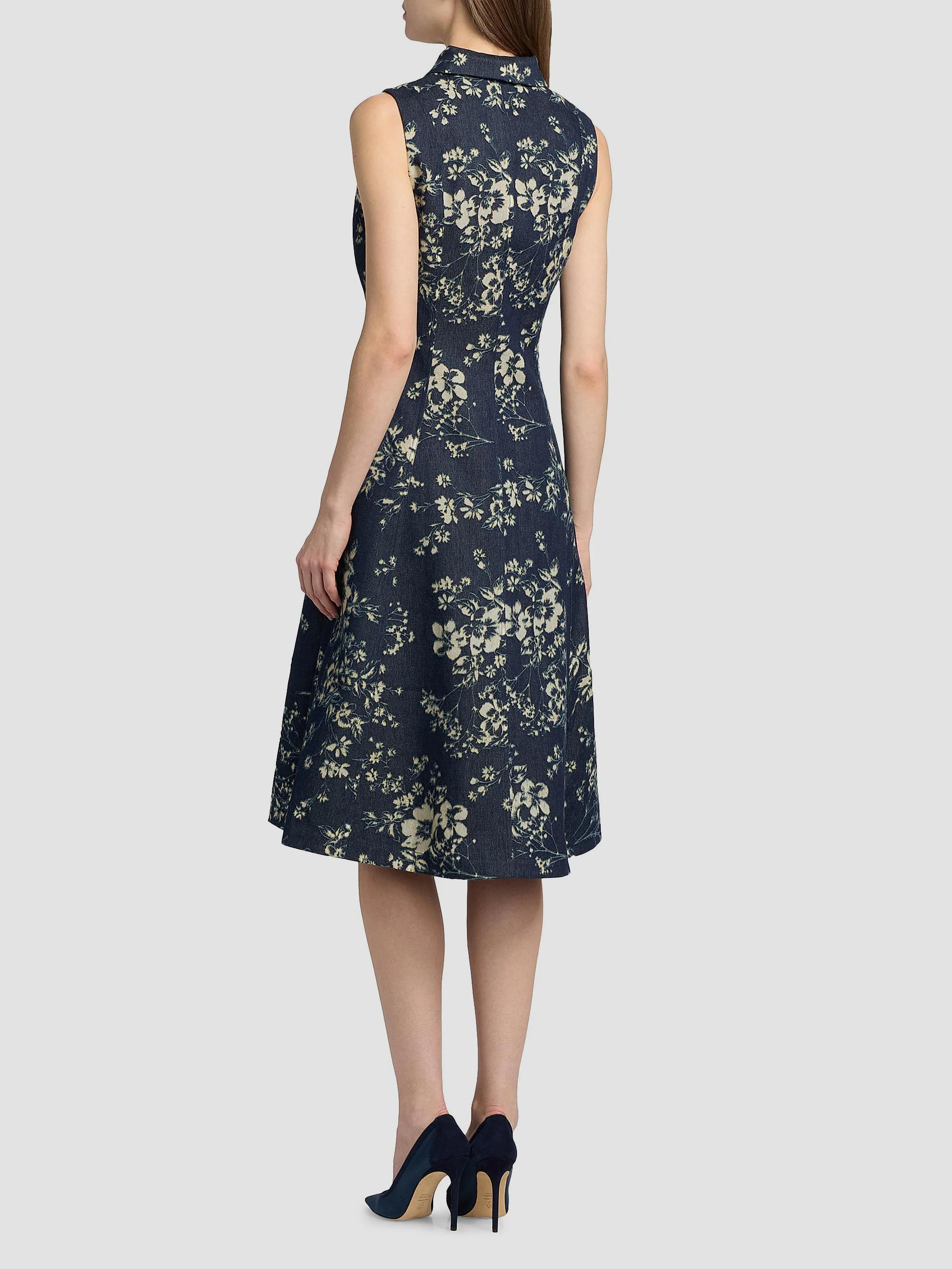 black sleeveless denim dress Stella Dark Wash Mini Savannah Classics Cornbread Dressing while the front pockets Garment Pattern_Stripes Size:M(Pre-sale)