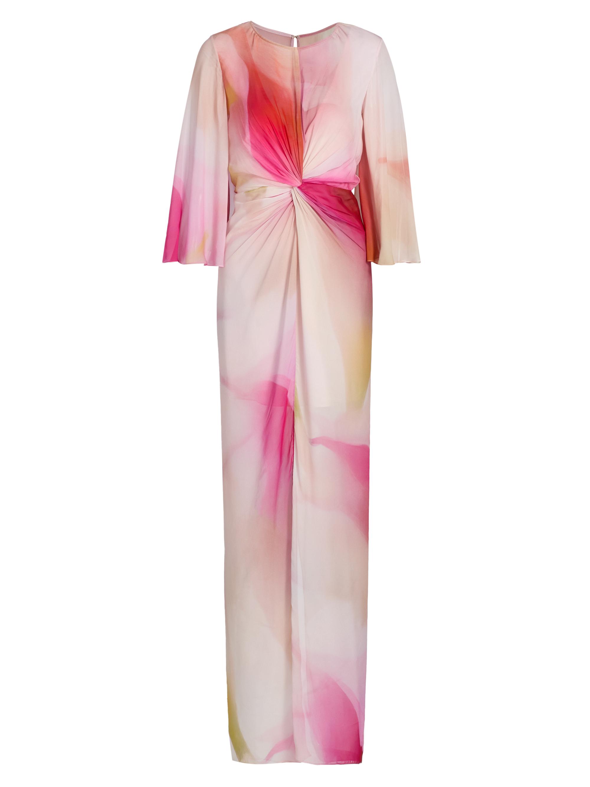 Prabal Gurung Women's Dyed Twist Chiffon Gown - Pink Multi