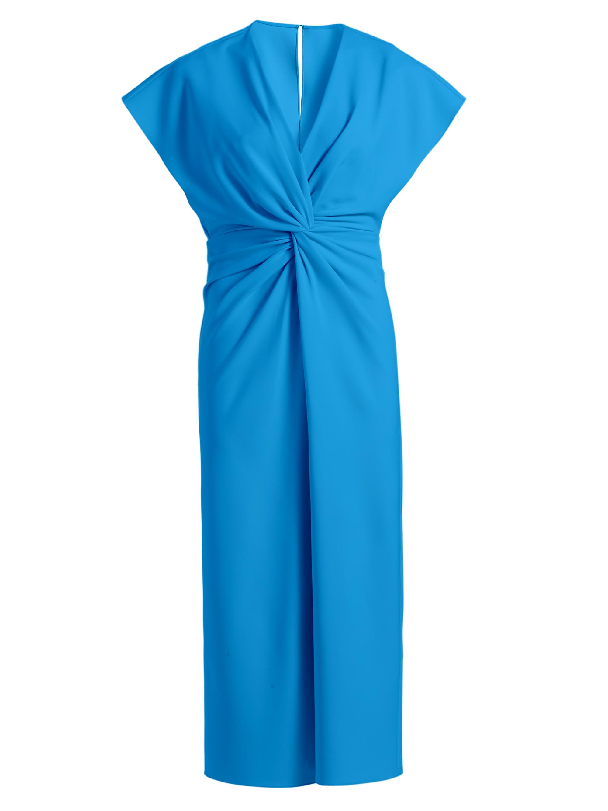 Prabal Gurung Women's Jackie Twist-Front Midi-Dress - Astral Blue