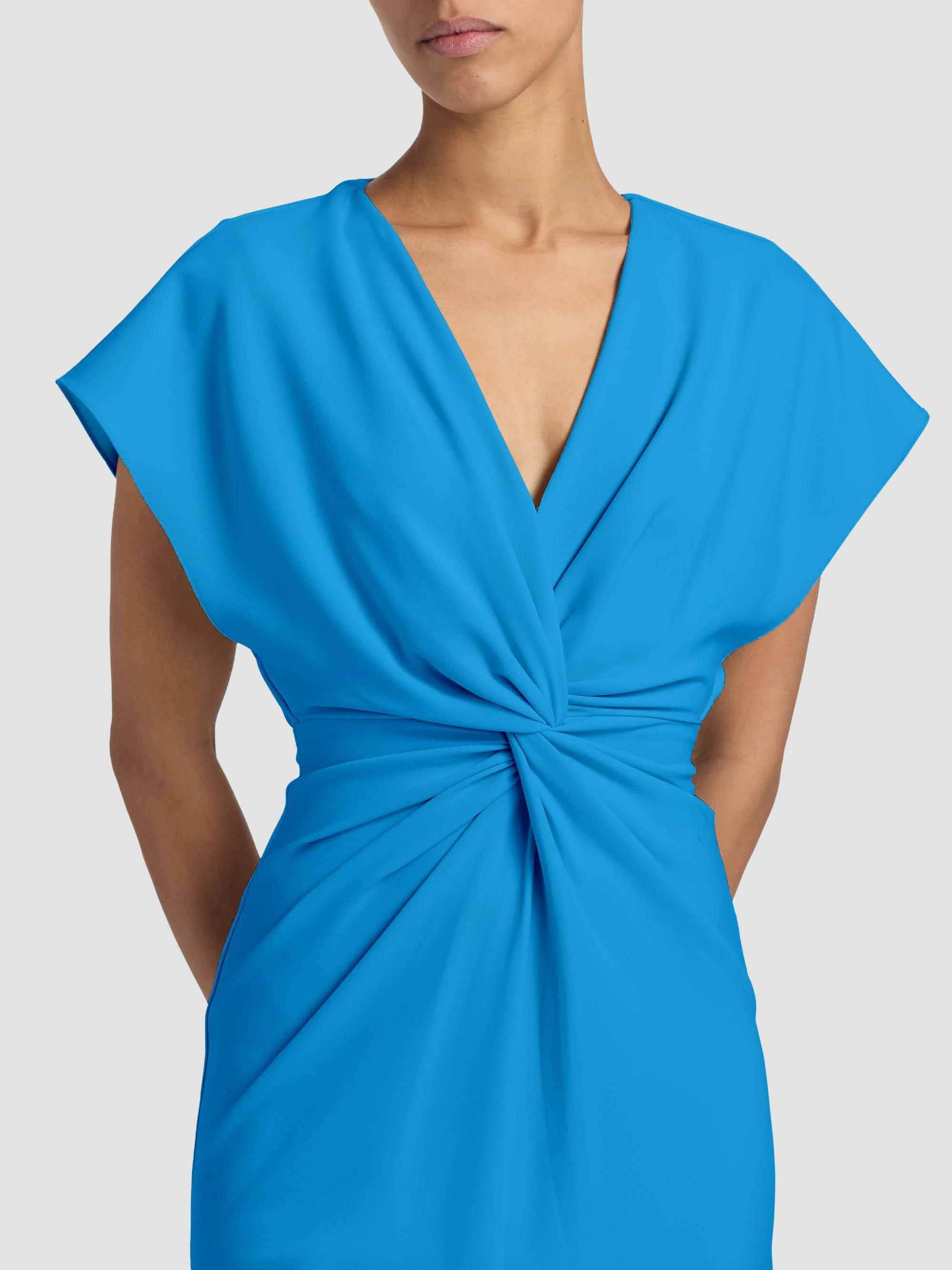 Prabal Gurung Jackie Twist-Front Midi-Dress | Saks Fifth Avenue