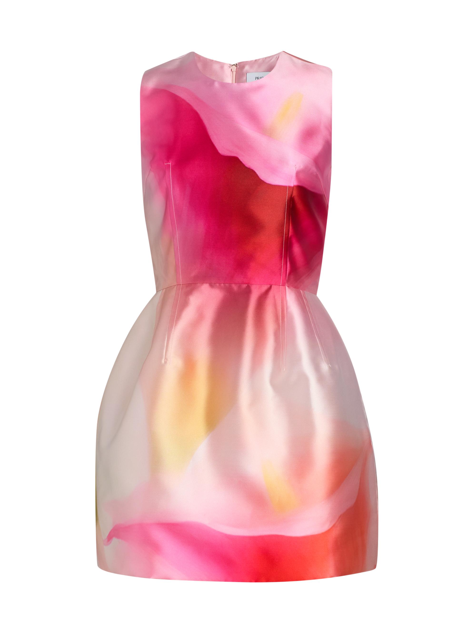 Prabal Gurung Women's Dyed Twill Cocktail Minidress - Pink Multi