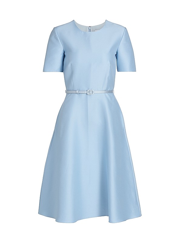 prabal gurung dress button back Asymmetrical Shoulder Mini Dress In