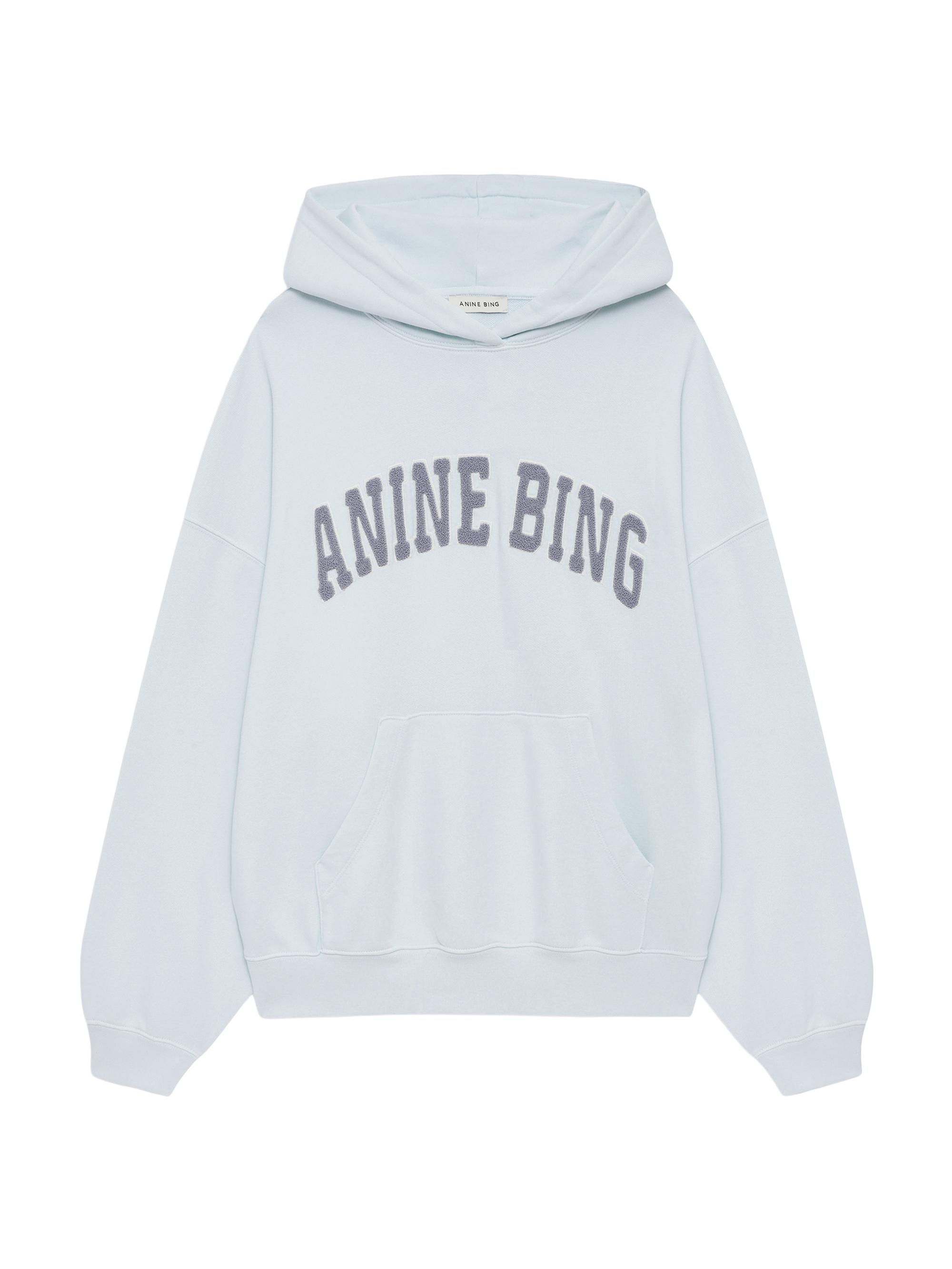 Anine Bing Women's Harvey Logo Hoodie - Green