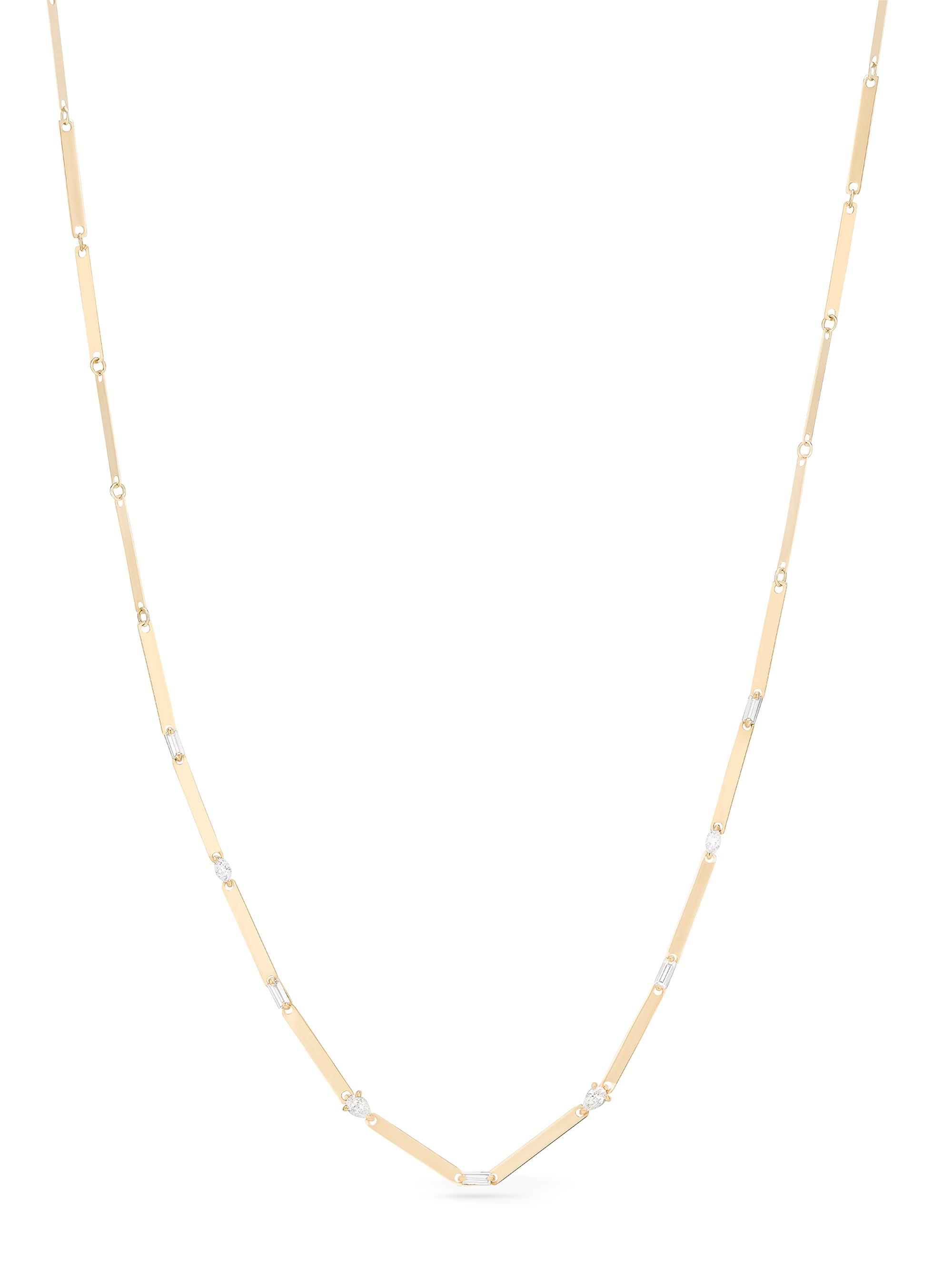 Lana Women's Fancies 14K Yellow Gold & 0.33 TCW Diamond Station Necklace - Yellow Gold - Women's Jewelry And Watches