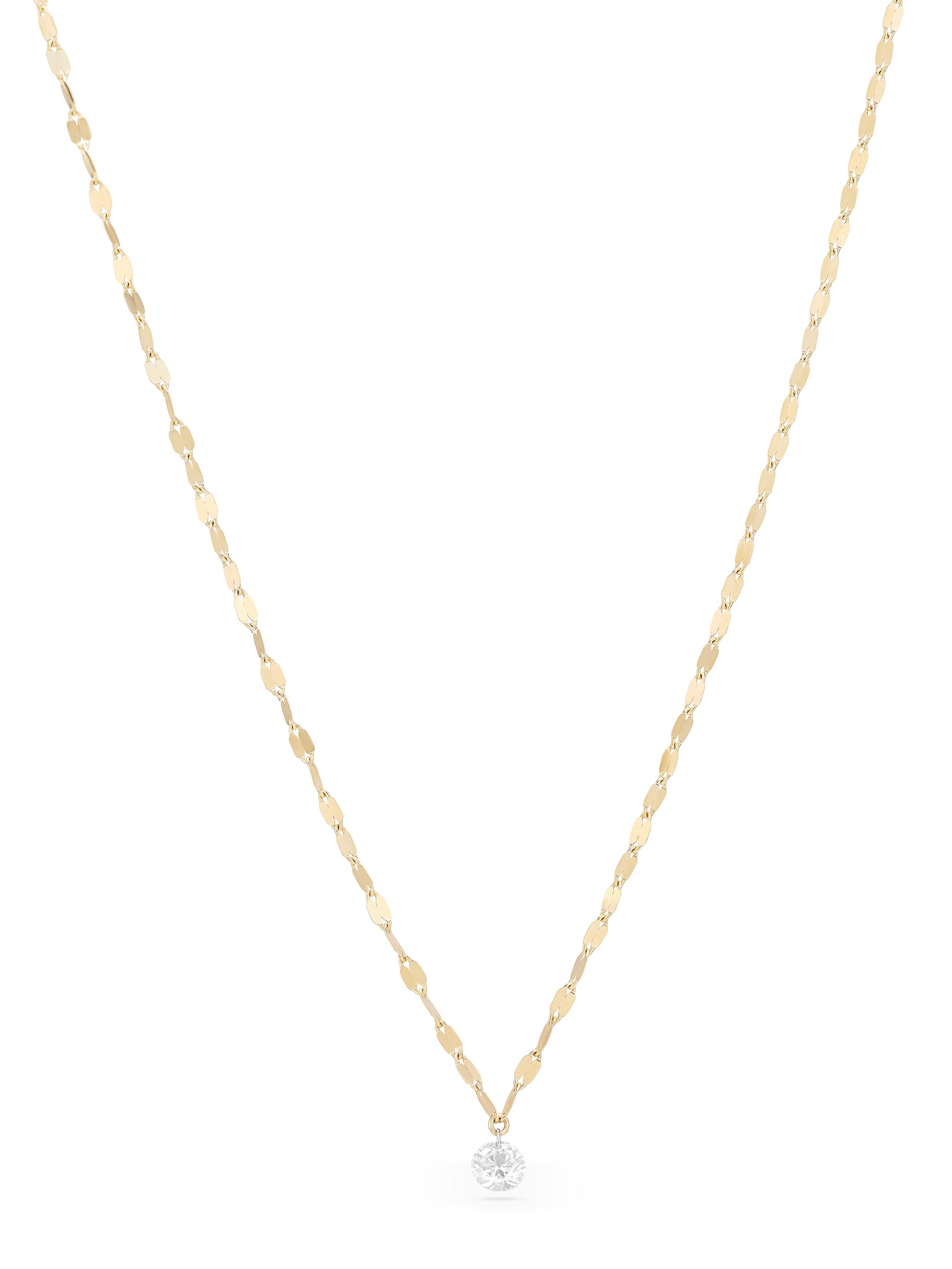 Lana Women's Floating Diamond Two-Tone 14K Gold & 0.24 TCW Diamond Pendant Necklace - Yellow Gold