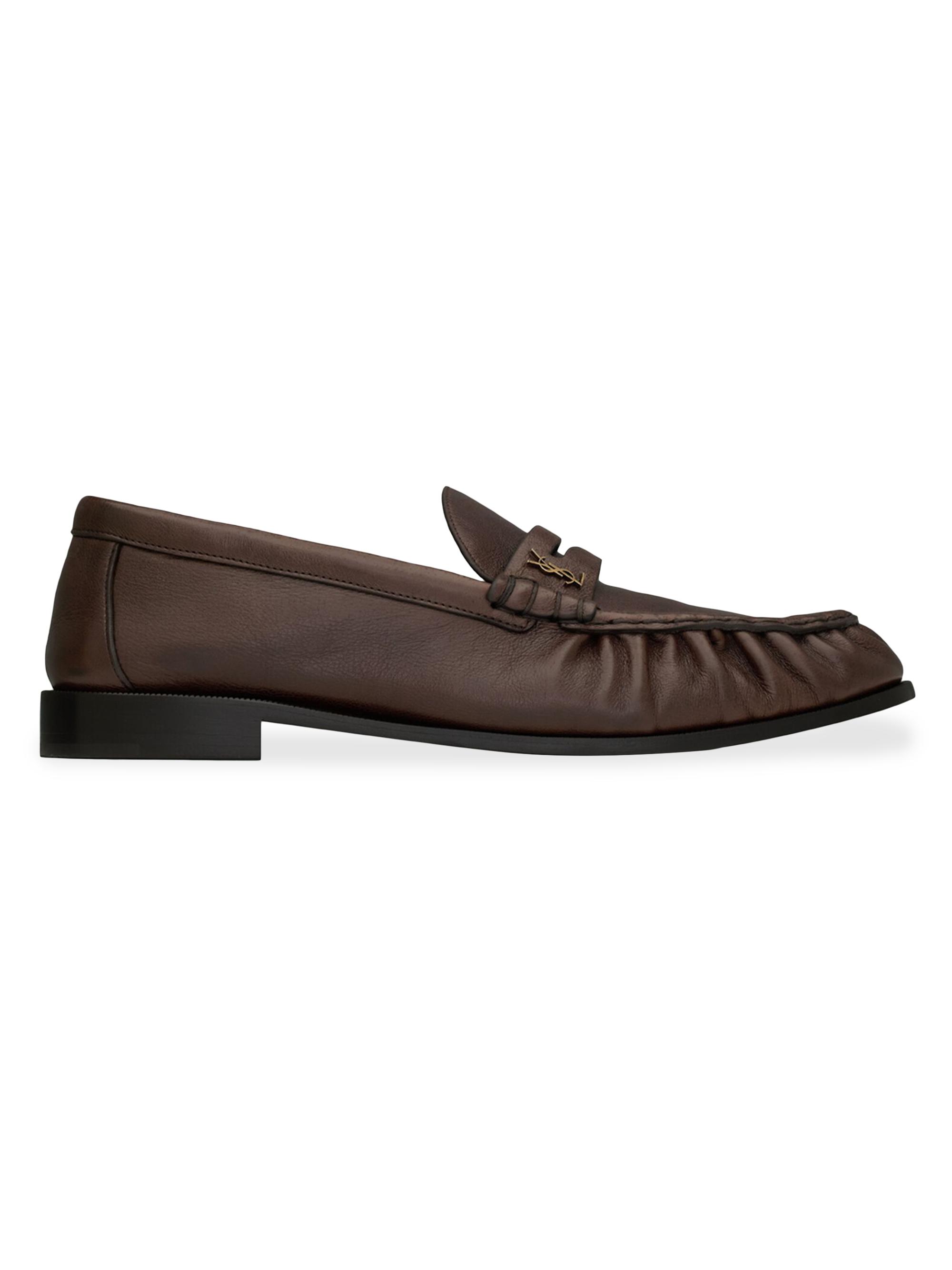 Saint Laurent Pairs イタリヤ製のスエードブーディ Saint Laurent Men's Loafers in Suede | Saks Fifth Avenue