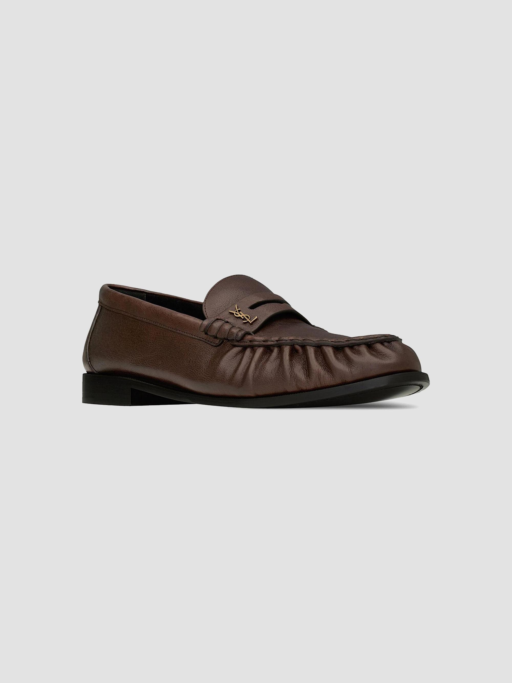 Saint Laurent Le Loafers Supple in Matte Leather | Saks Fifth Avenue
