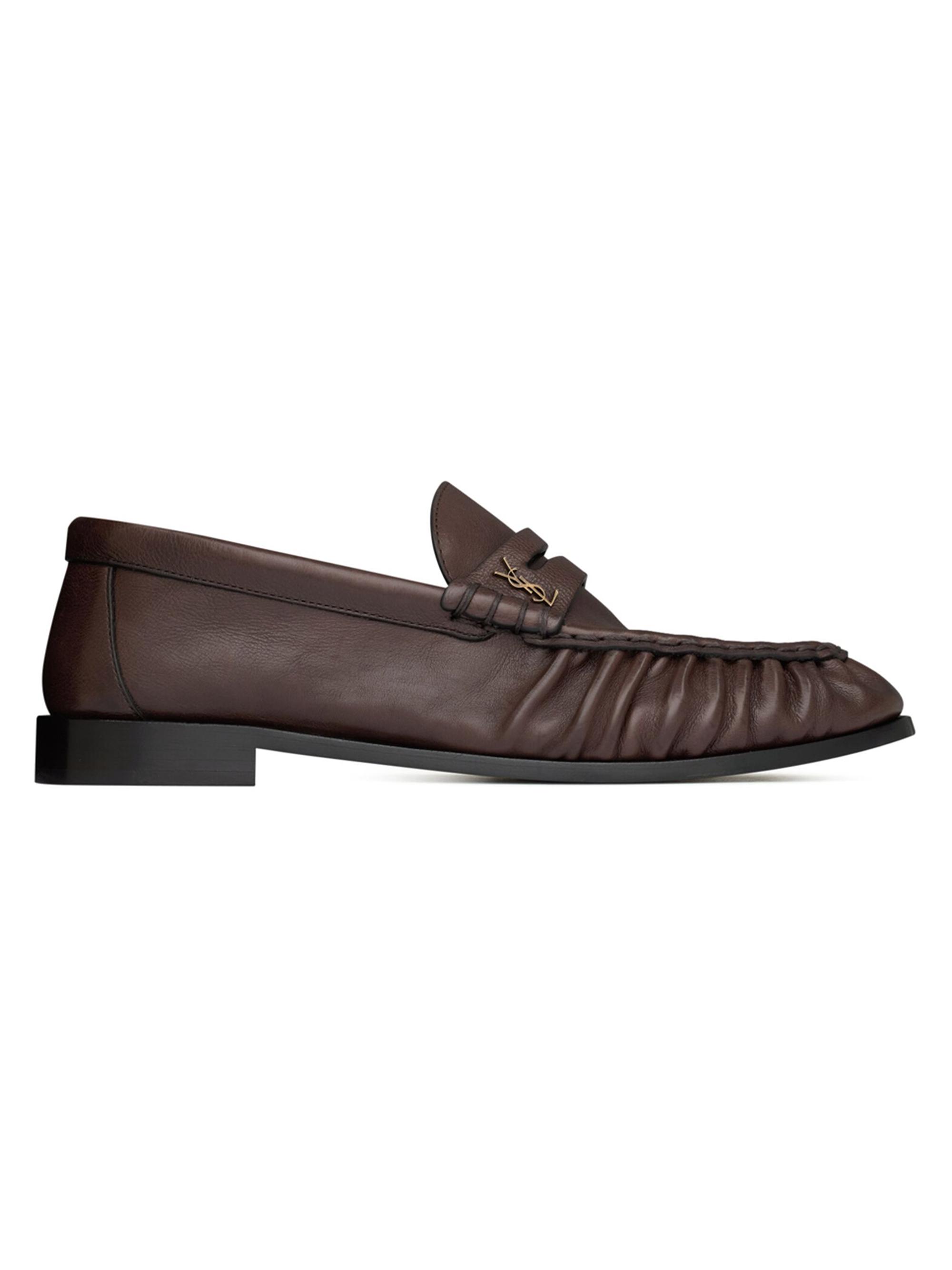 Saint Laurent Men's Le Loafers Supple in Suede | Saks Fifth Avenue