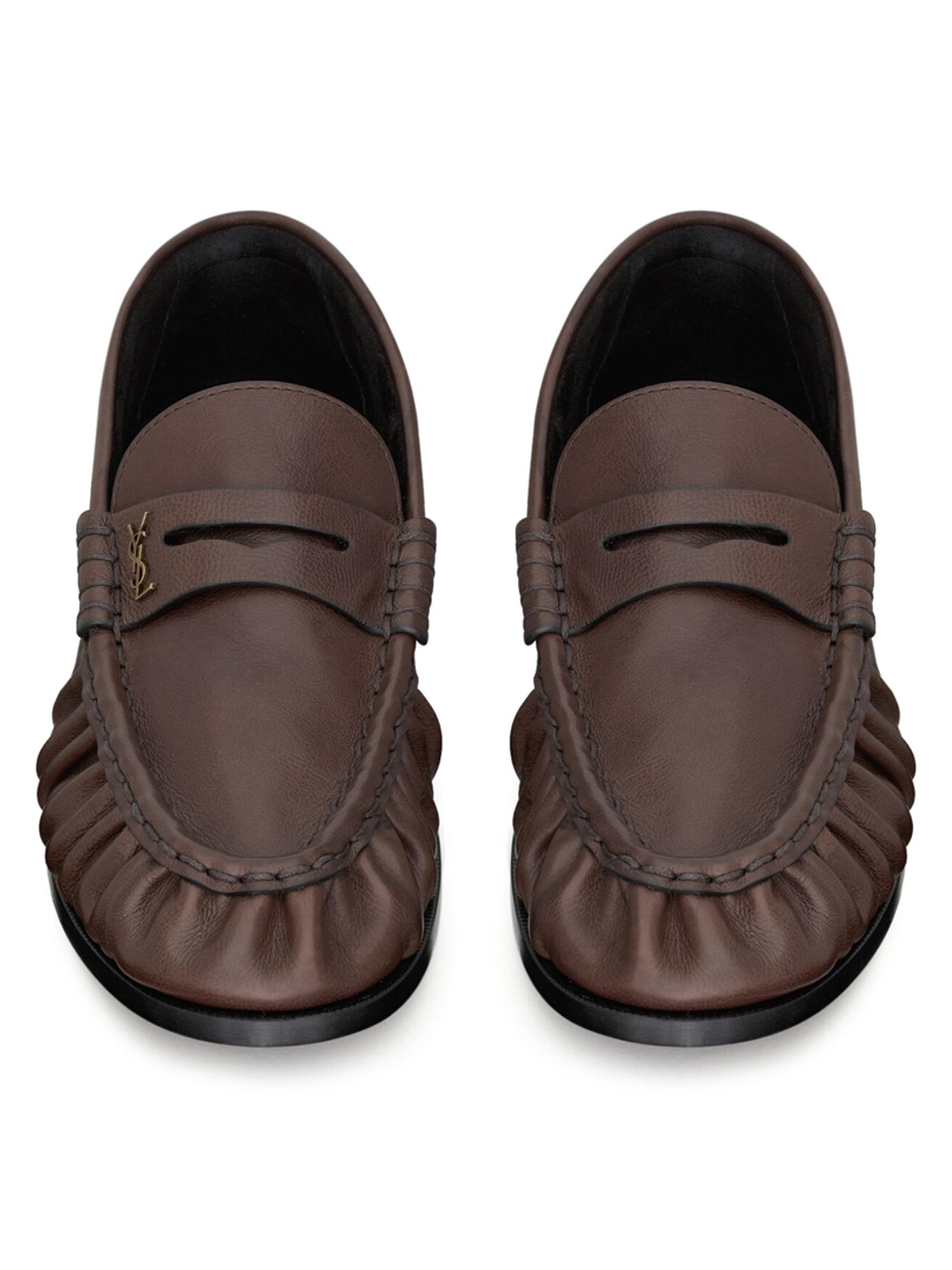 Saint Laurent Le Loafers Supple in Matte Leather | Saks Fifth Avenue