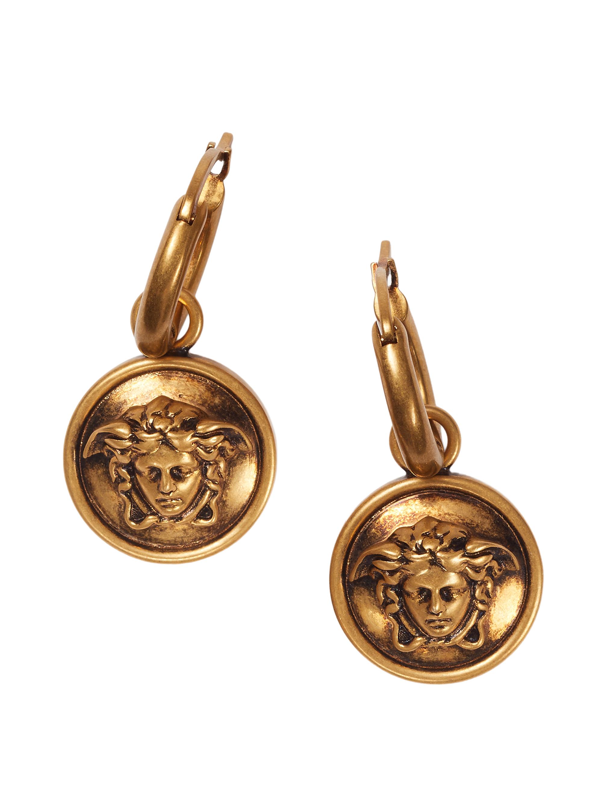 Versace Women's Medusa Earrings - Gold