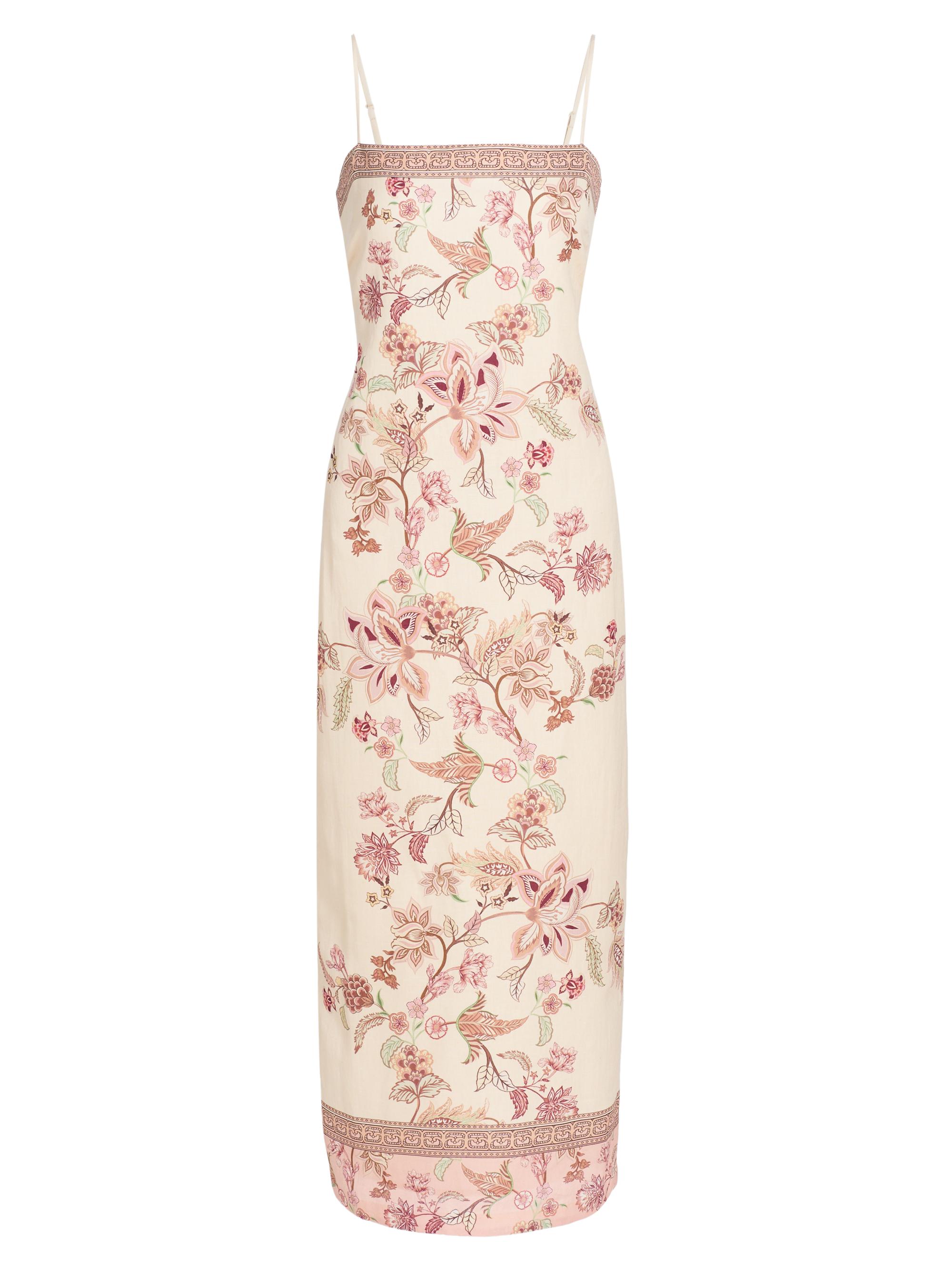 Hemant & Nandita Women's Floral Sheath Midi-Dress