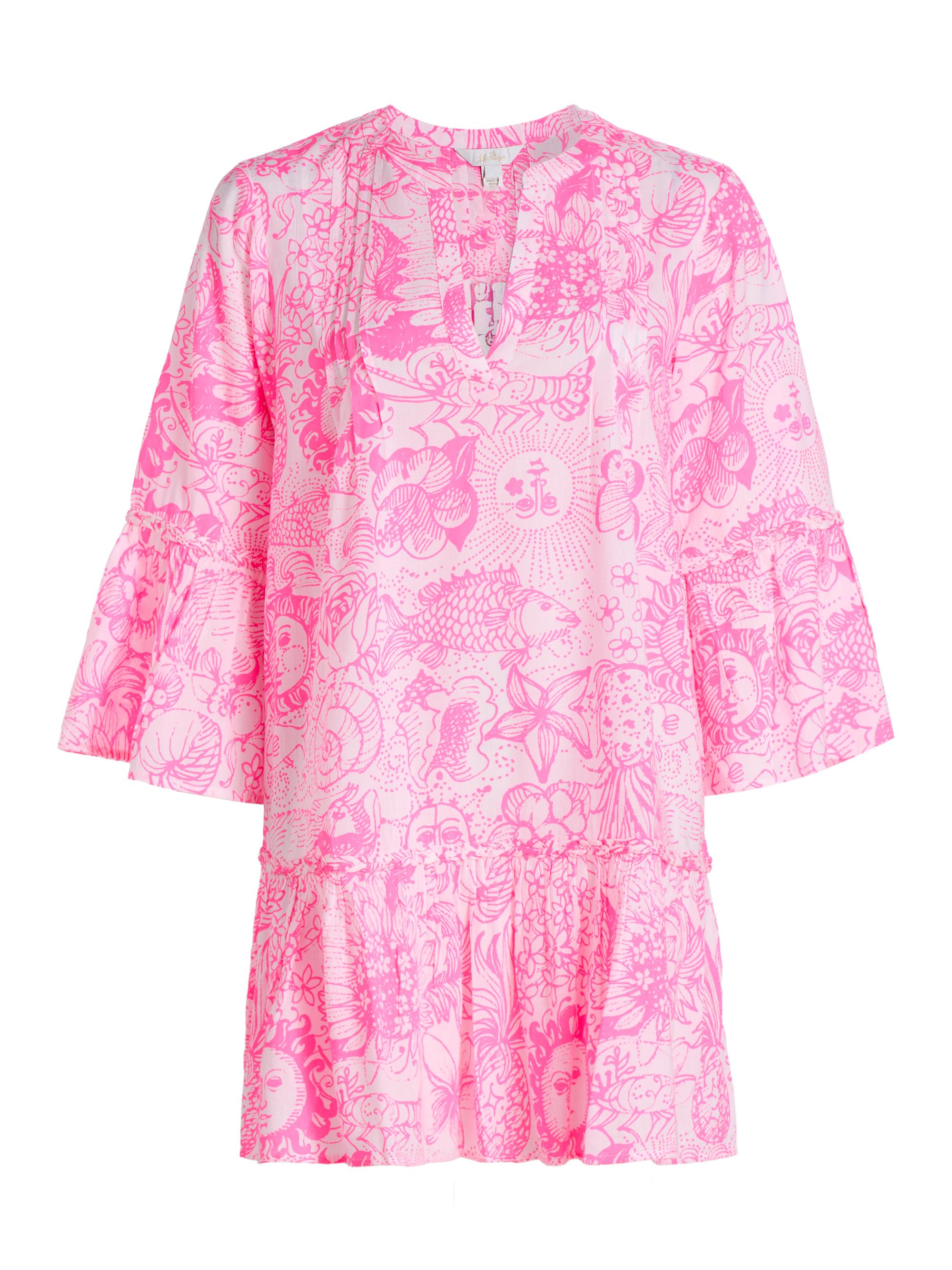 Livana Printed Cover-Up Minidress