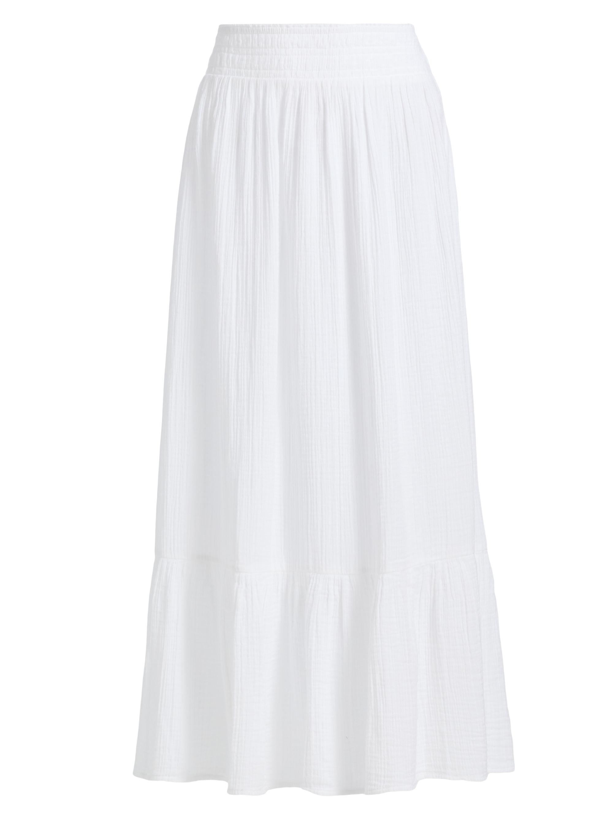 Lilly Pulitzer Women's Enzo Cotton Maxi Skirt - Resort White