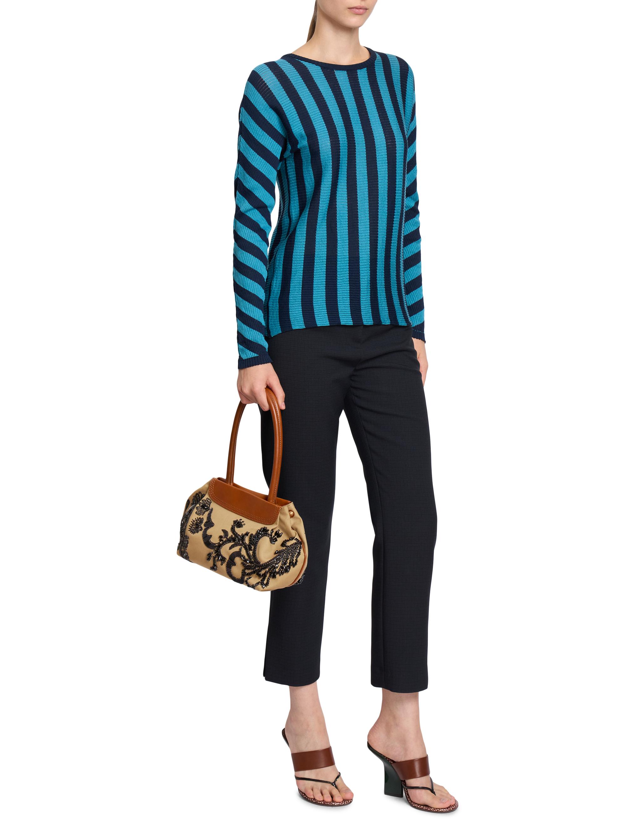 Dries Van Noten Women's  Embellished Cotton Tote Bag - Camel | Thumbnail 3