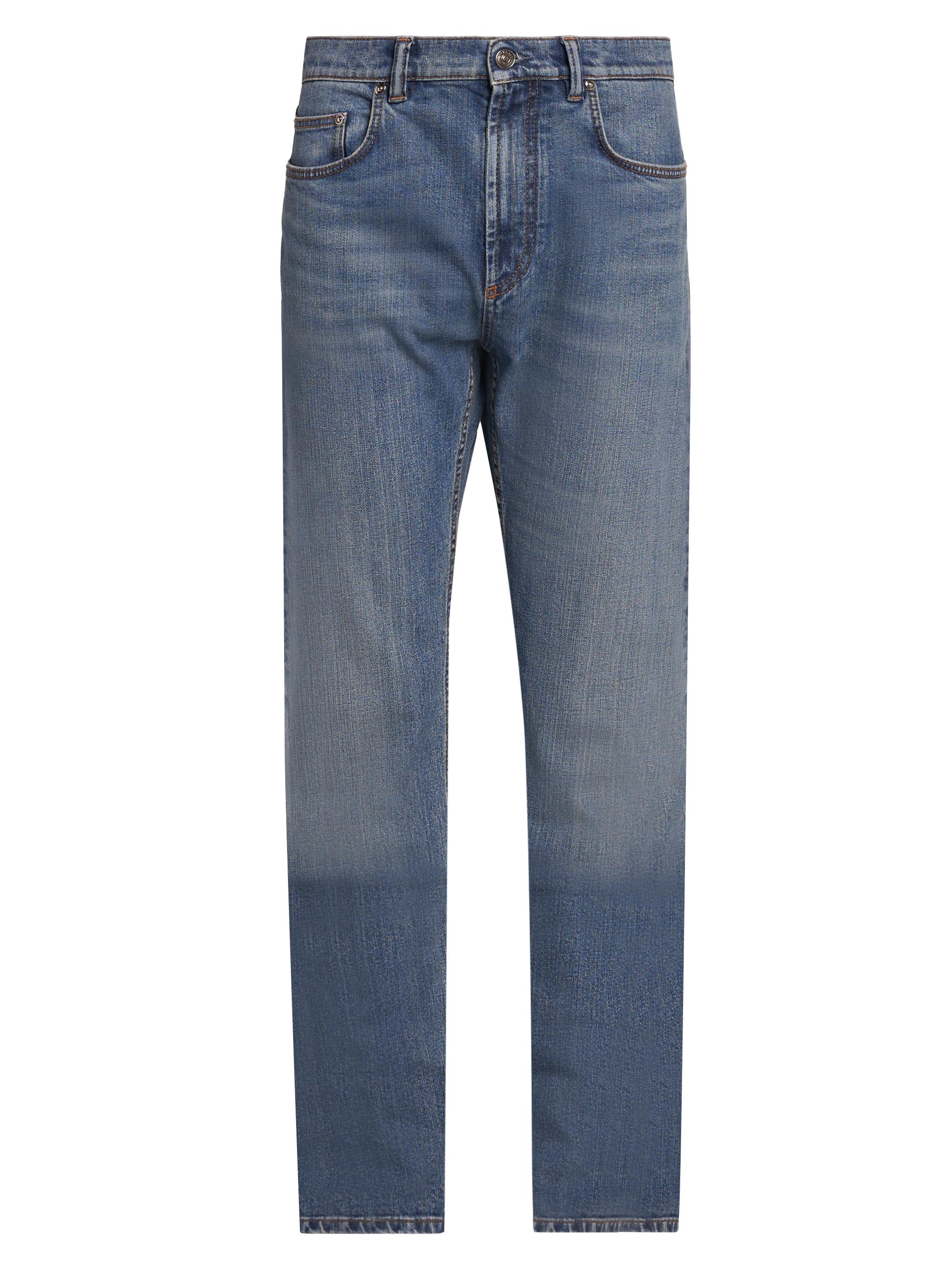 Versace Men's Stretch Light Stone Slim-Straight Jeans - Medium Blue