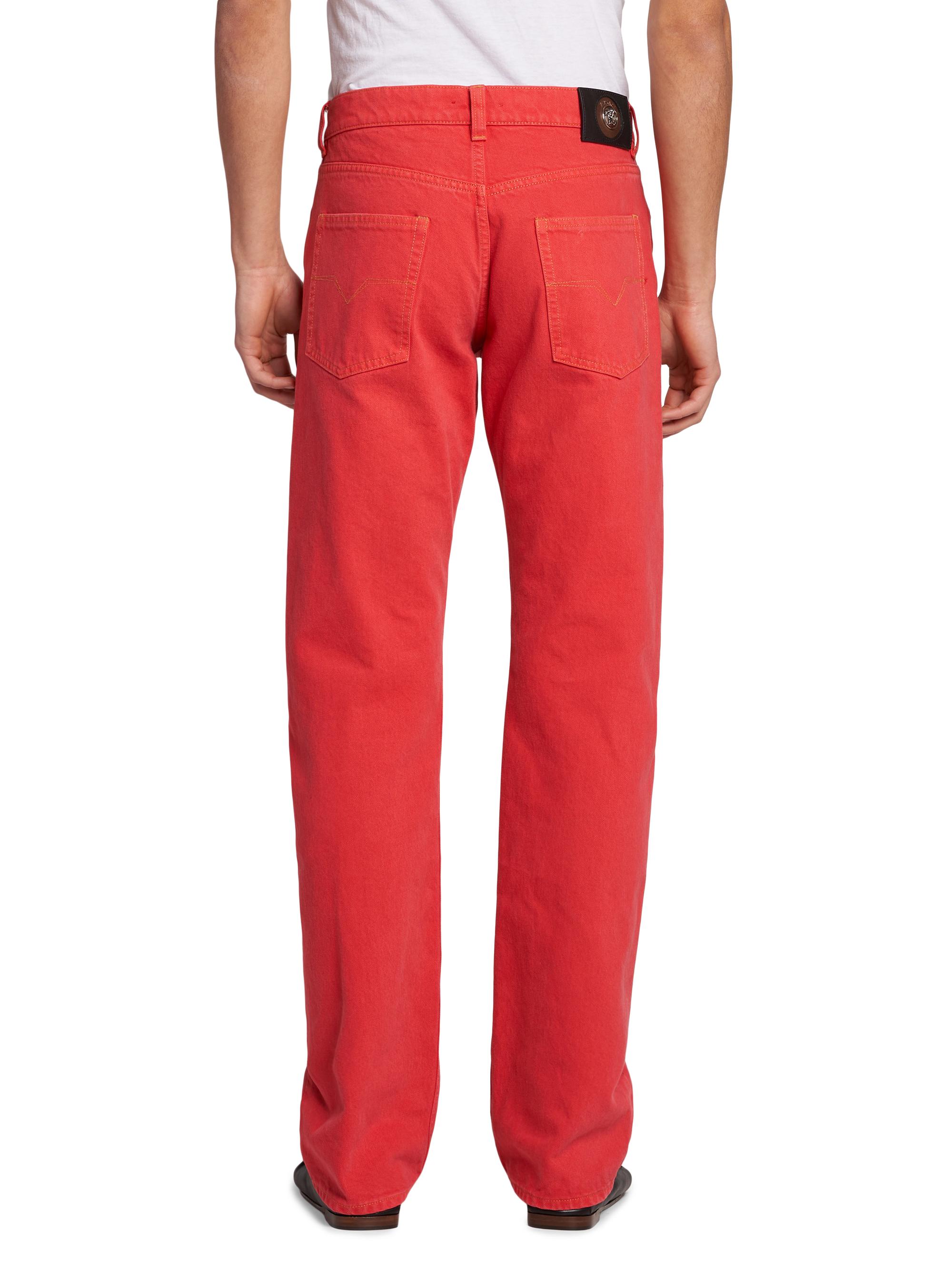 VERSACE ストレート パンツ 26 Versace Non-Stretch Straight-Leg Jeans | Saks Fifth Avenue