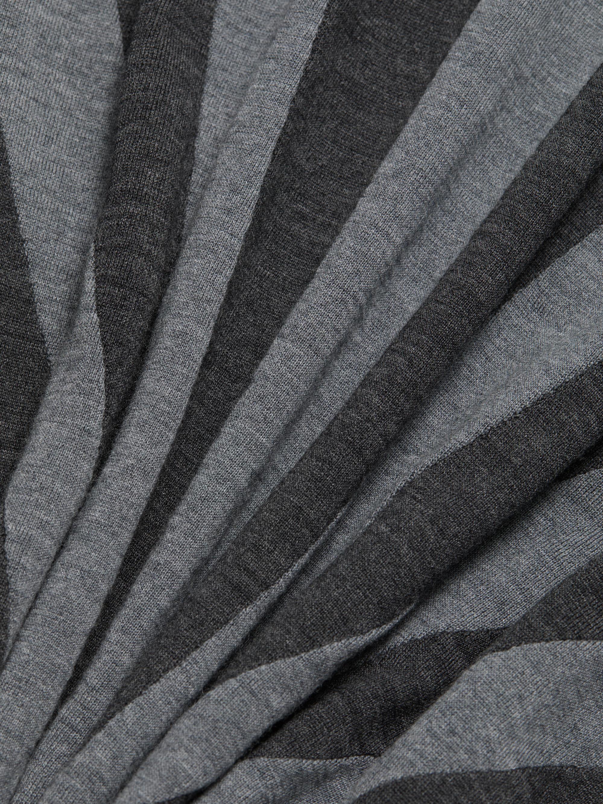 Versace Rays Intarsia-Knit Polo Shirt | Saks Fifth Avenue