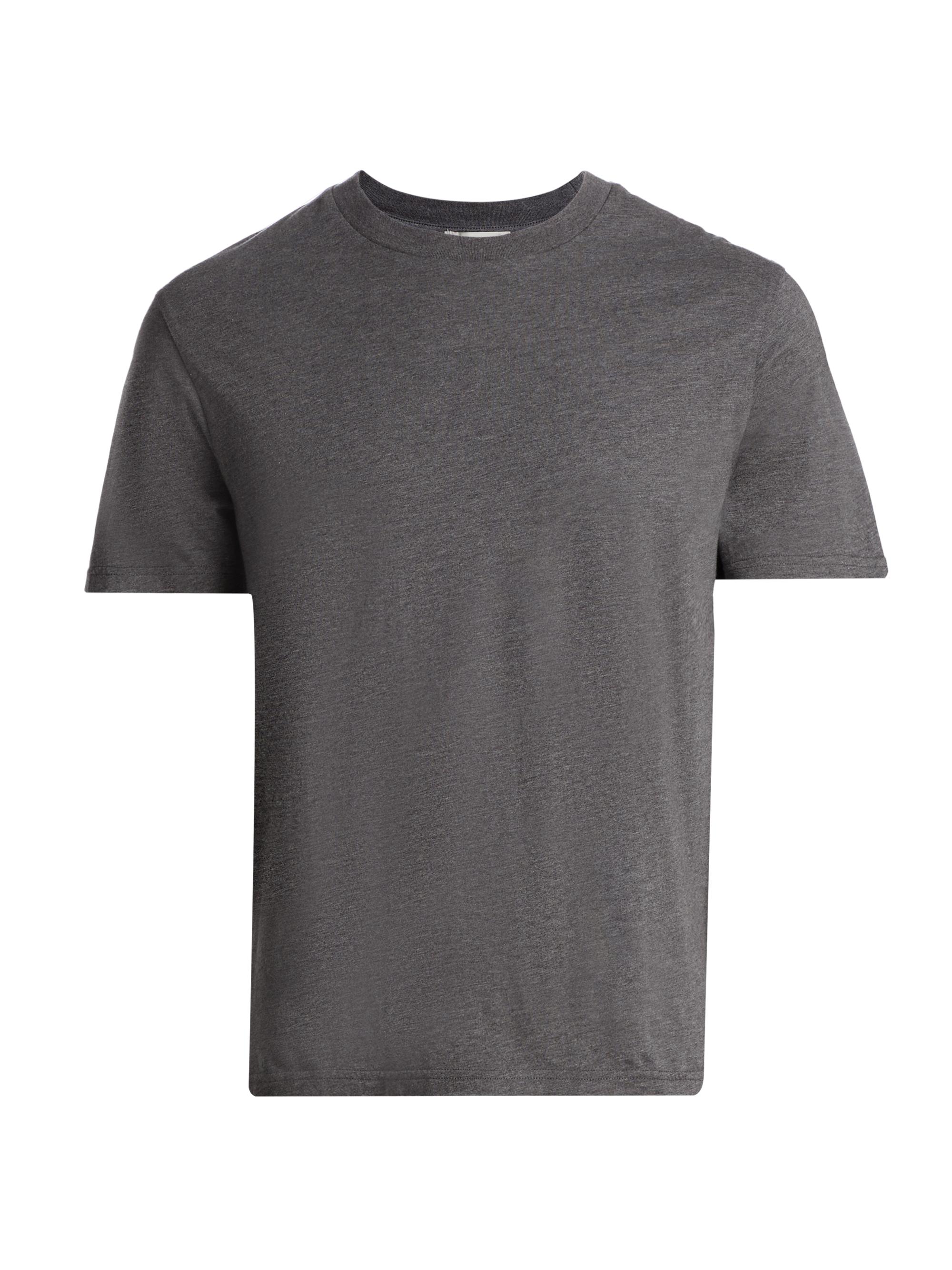 Frame Men's Cotton Jersey Crewneck T-Shirt - Grey Melange