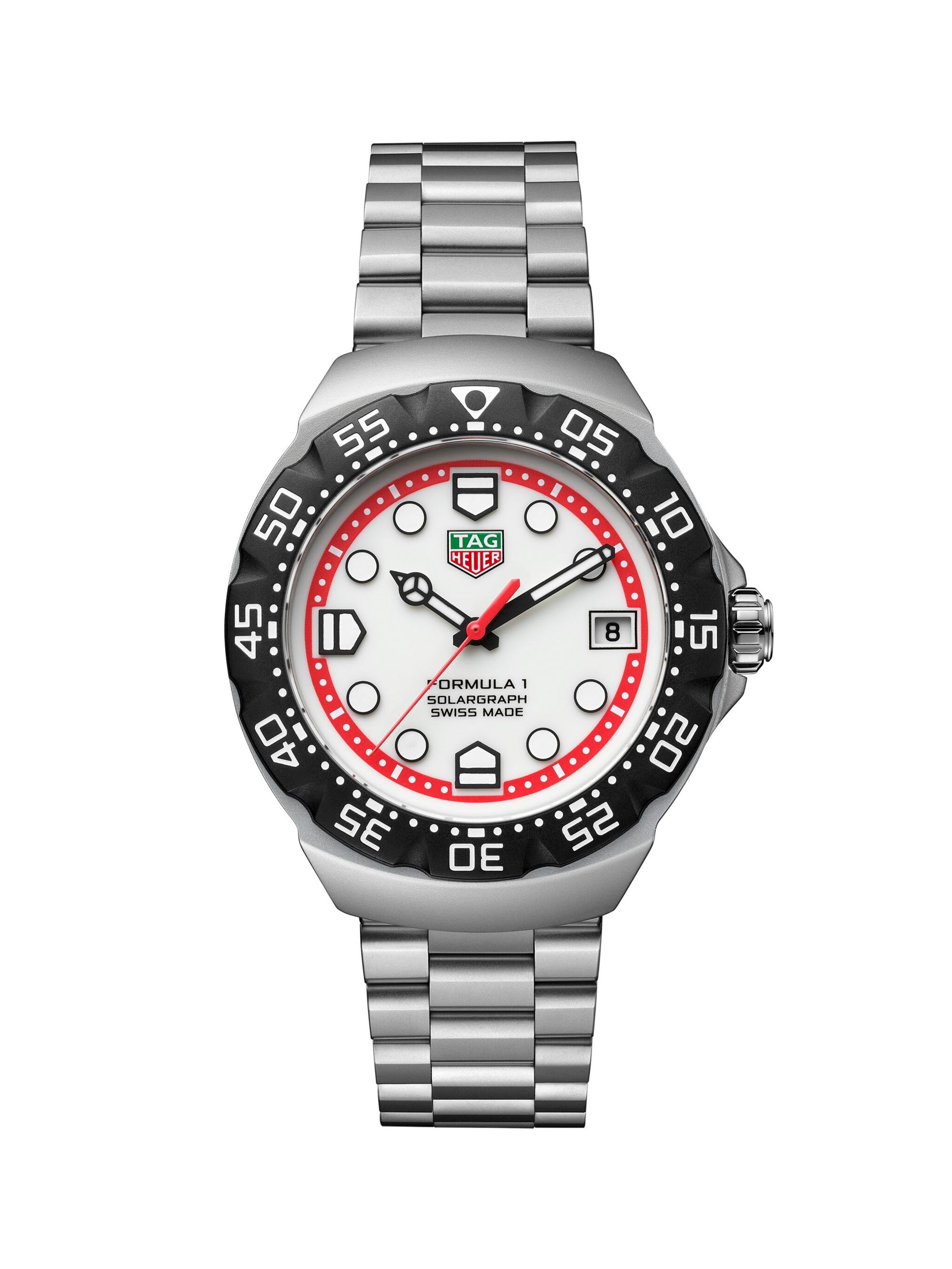TAG Heuer Women's Formula 1 Stainless Steel Solargraph Watch/38MM - Silver