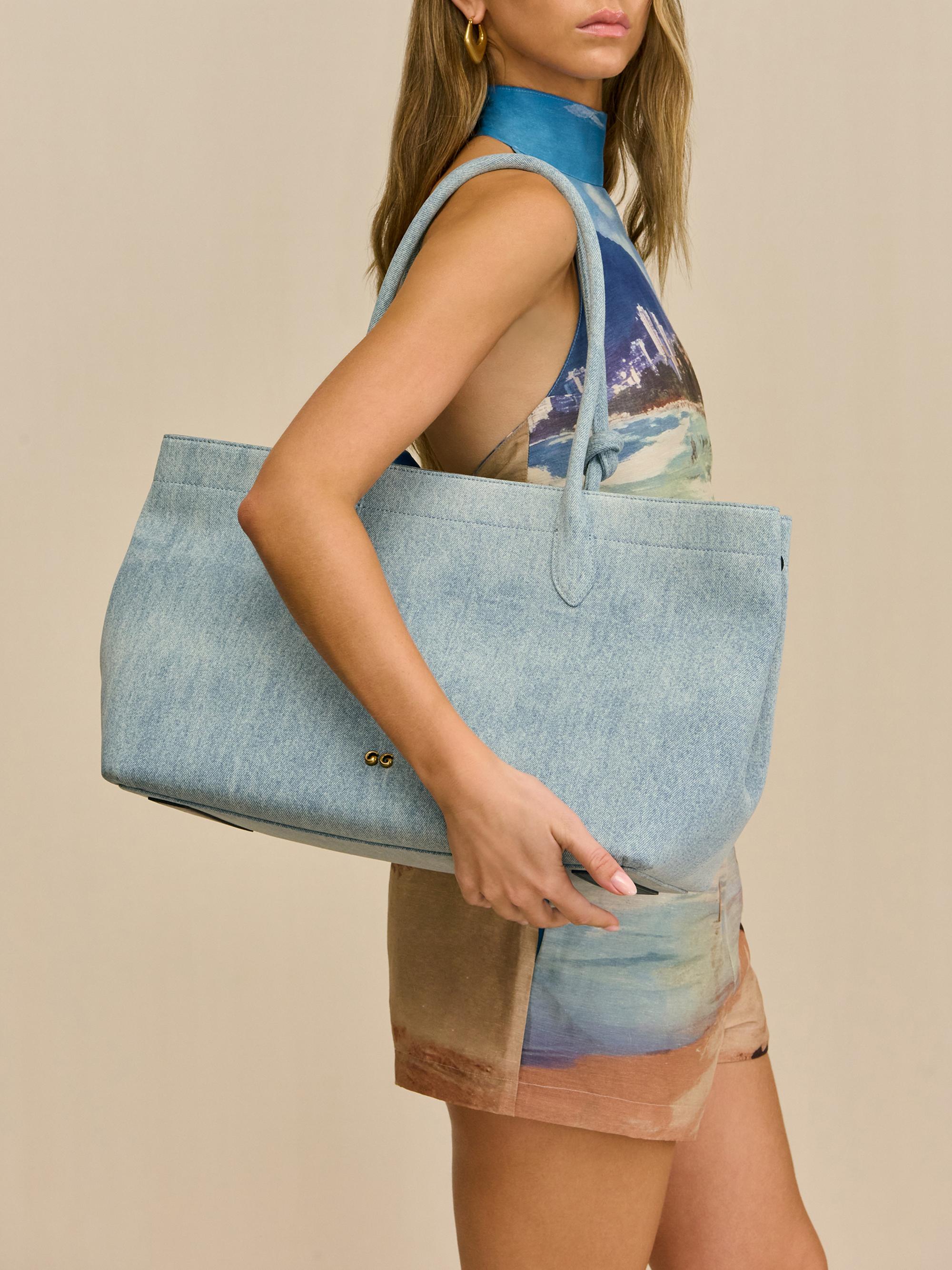 フリーカバー　197 ハンドメイド Cult Gaia Ariella Denim Tote Bag | Saks Fifth Avenue