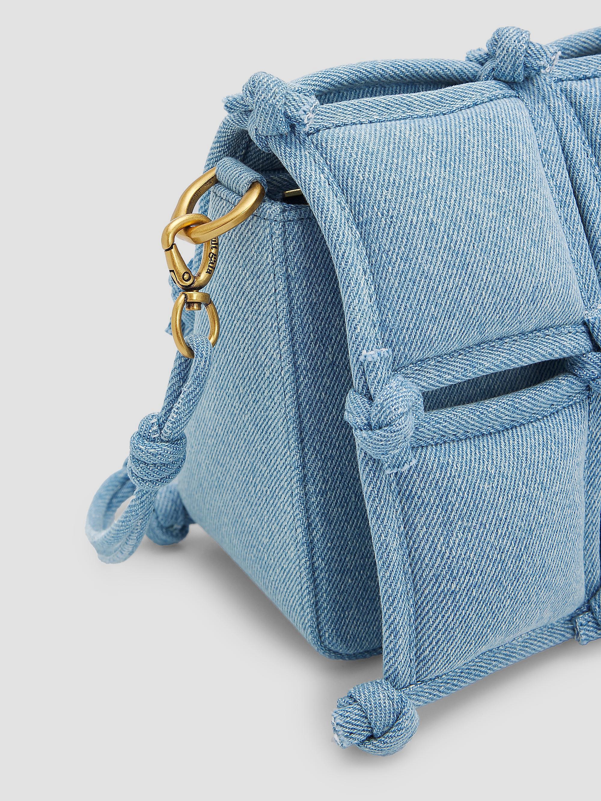 Cult Gaia Puff Denim Crossbody Bag | Saks Fifth Avenue