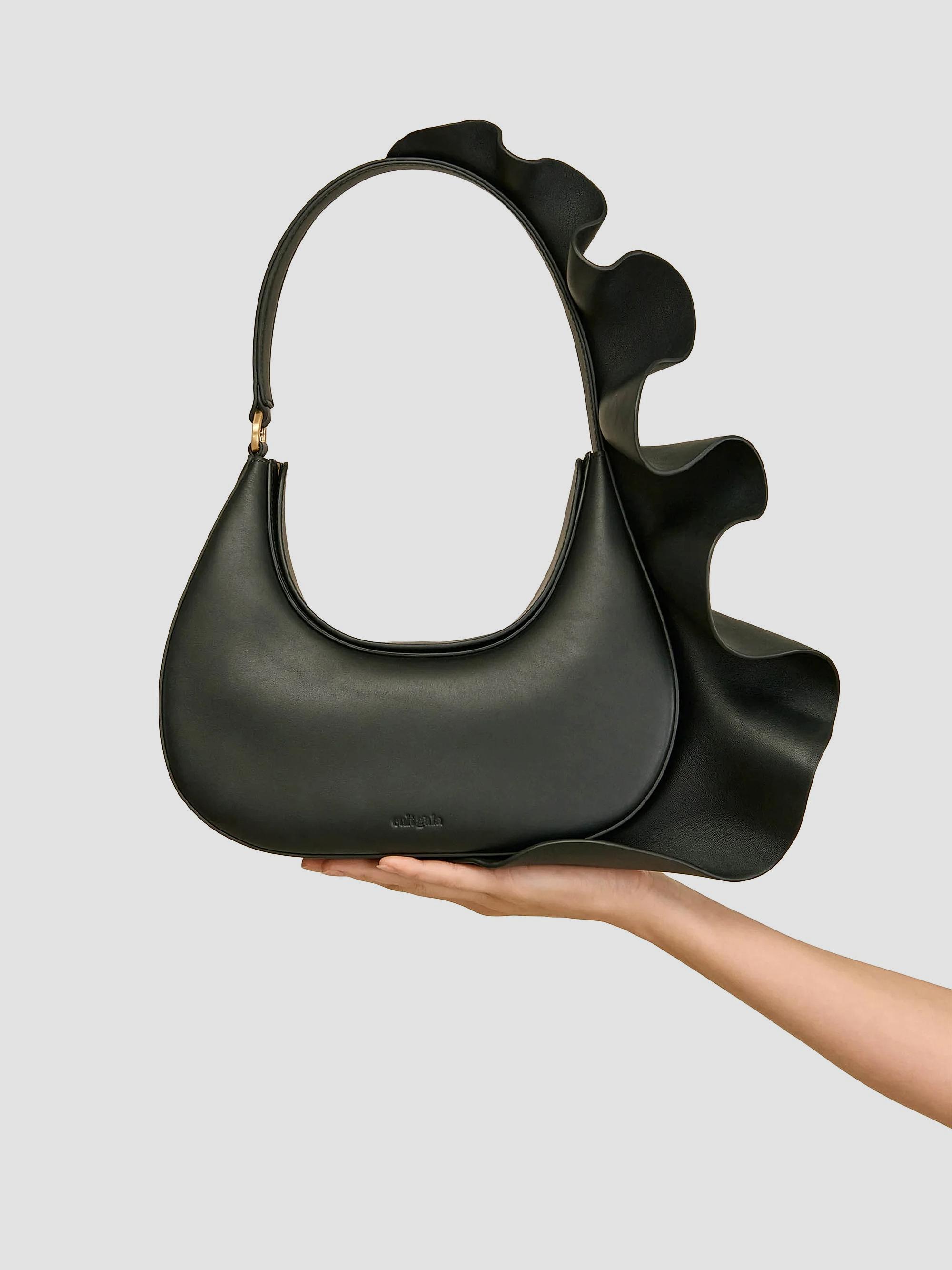 Cult Gaia Zoella Asymmetric Leather Shoulder Bag | Saks Fifth Avenue