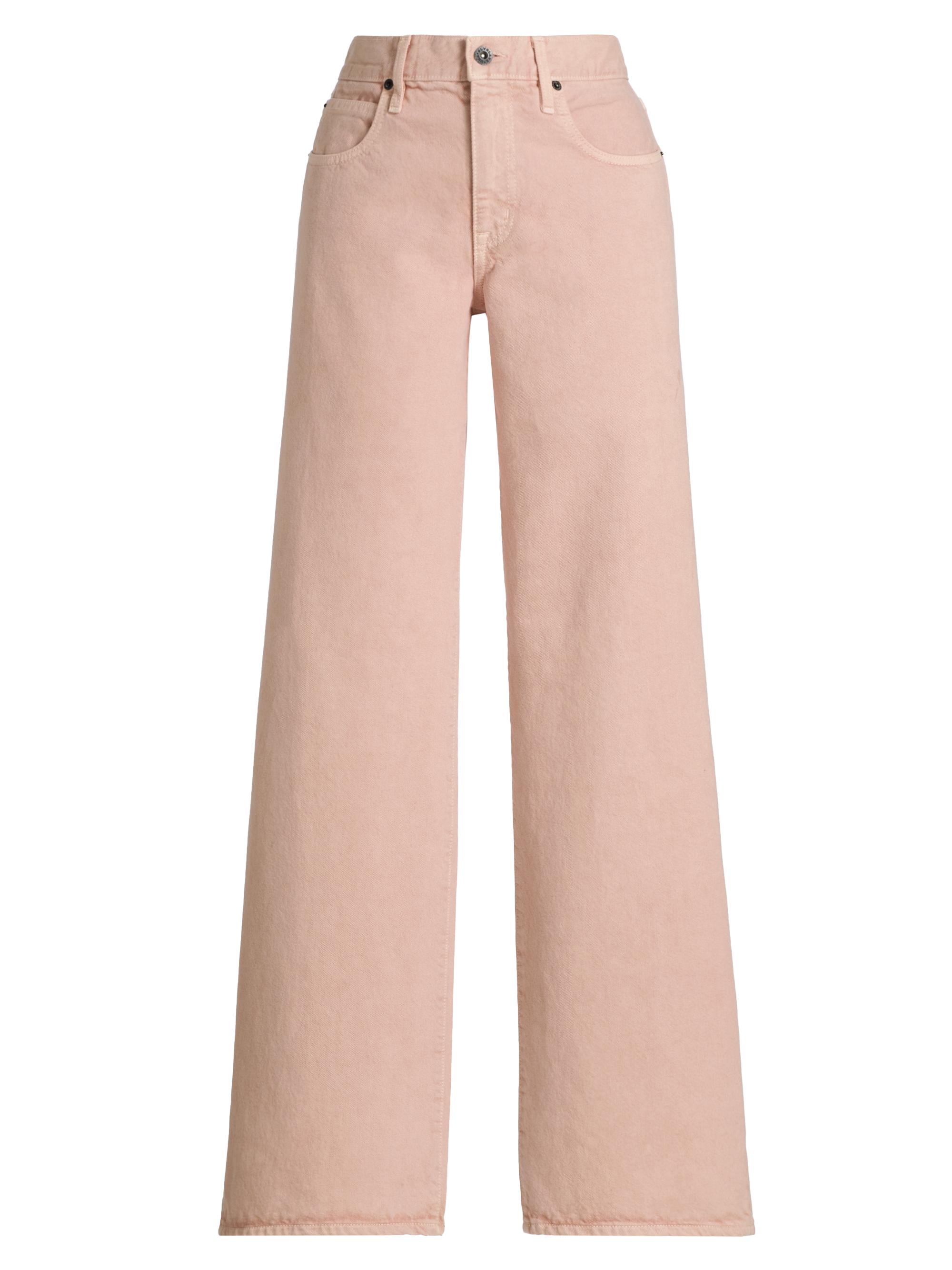 SLVRLAKE Women's Mica Wide-Leg Jeans - Desert Rose
