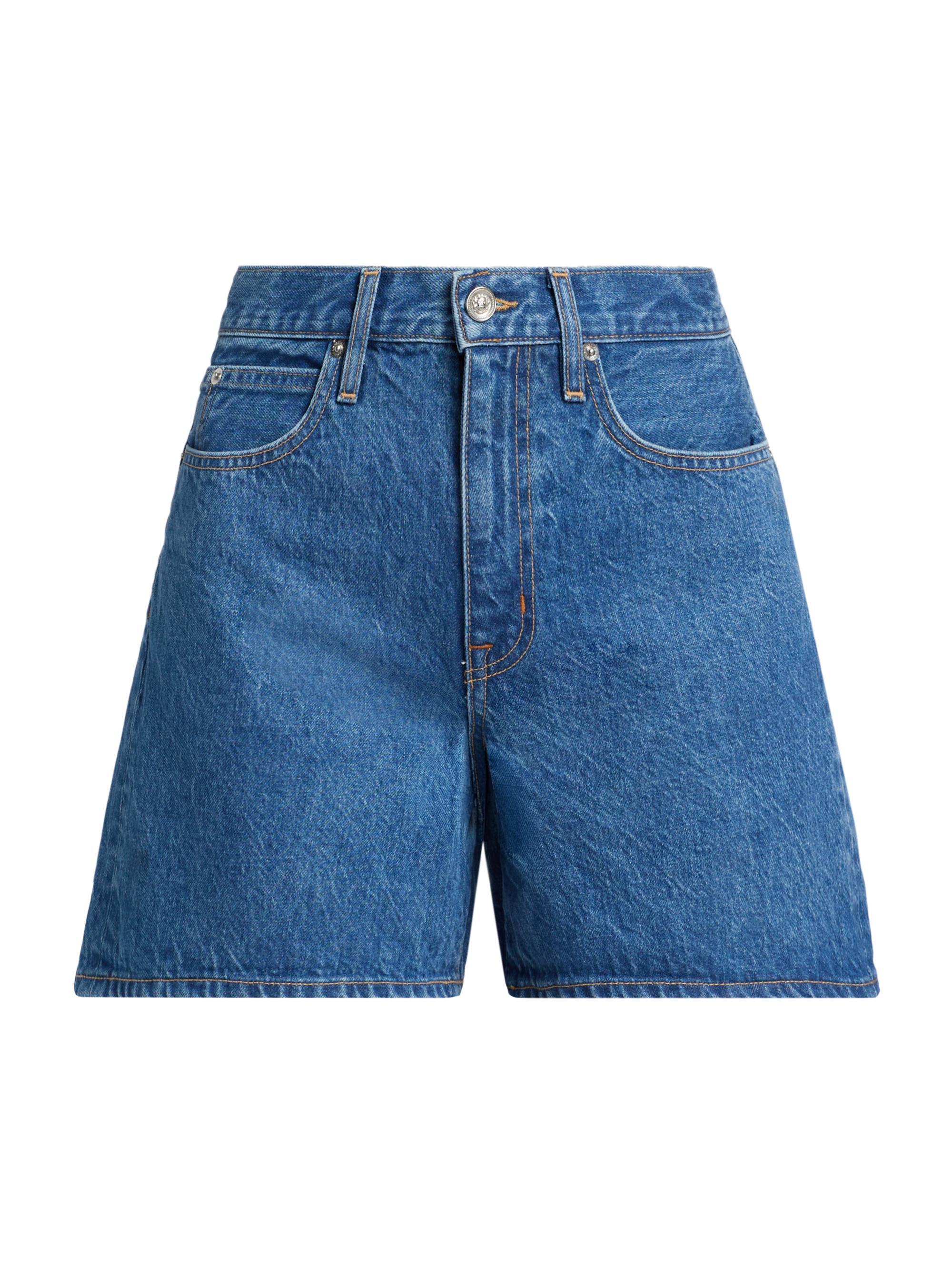 SLVRLAKE Women's Walker High-Rise Denim Shorts - Sweet Memory