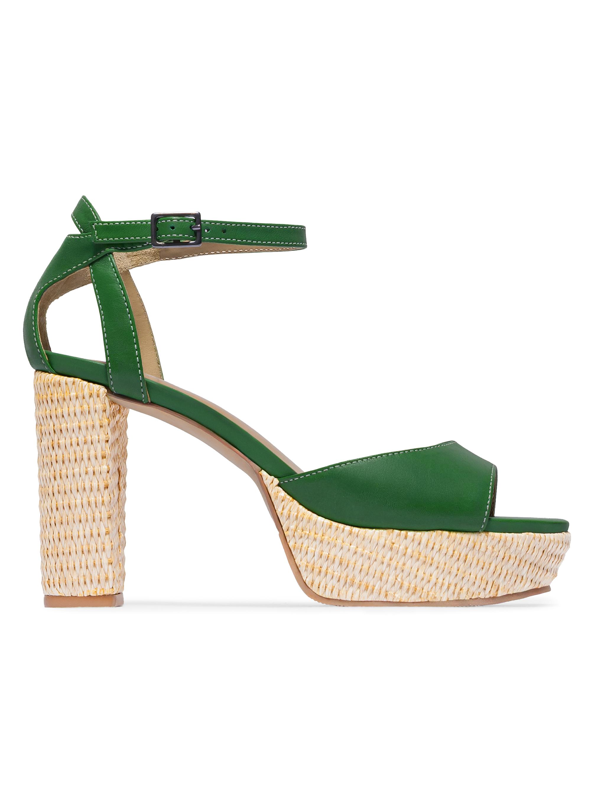 Bernardo Women's Valeria Platform Sandals - Kelly Green