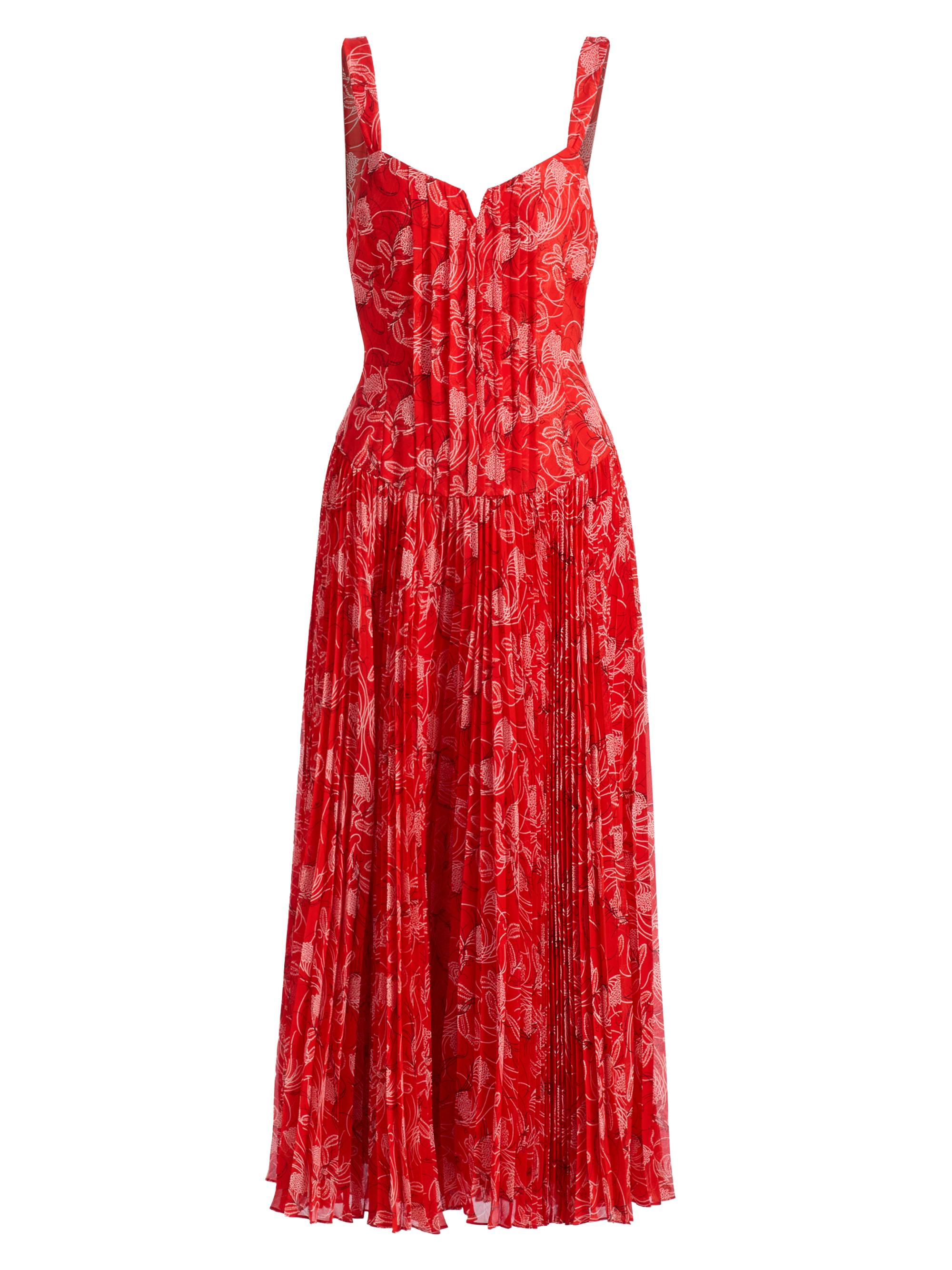 Cinq à Sept Women's Pascual Botanical Floral Midi-Dress - Bisou Multi