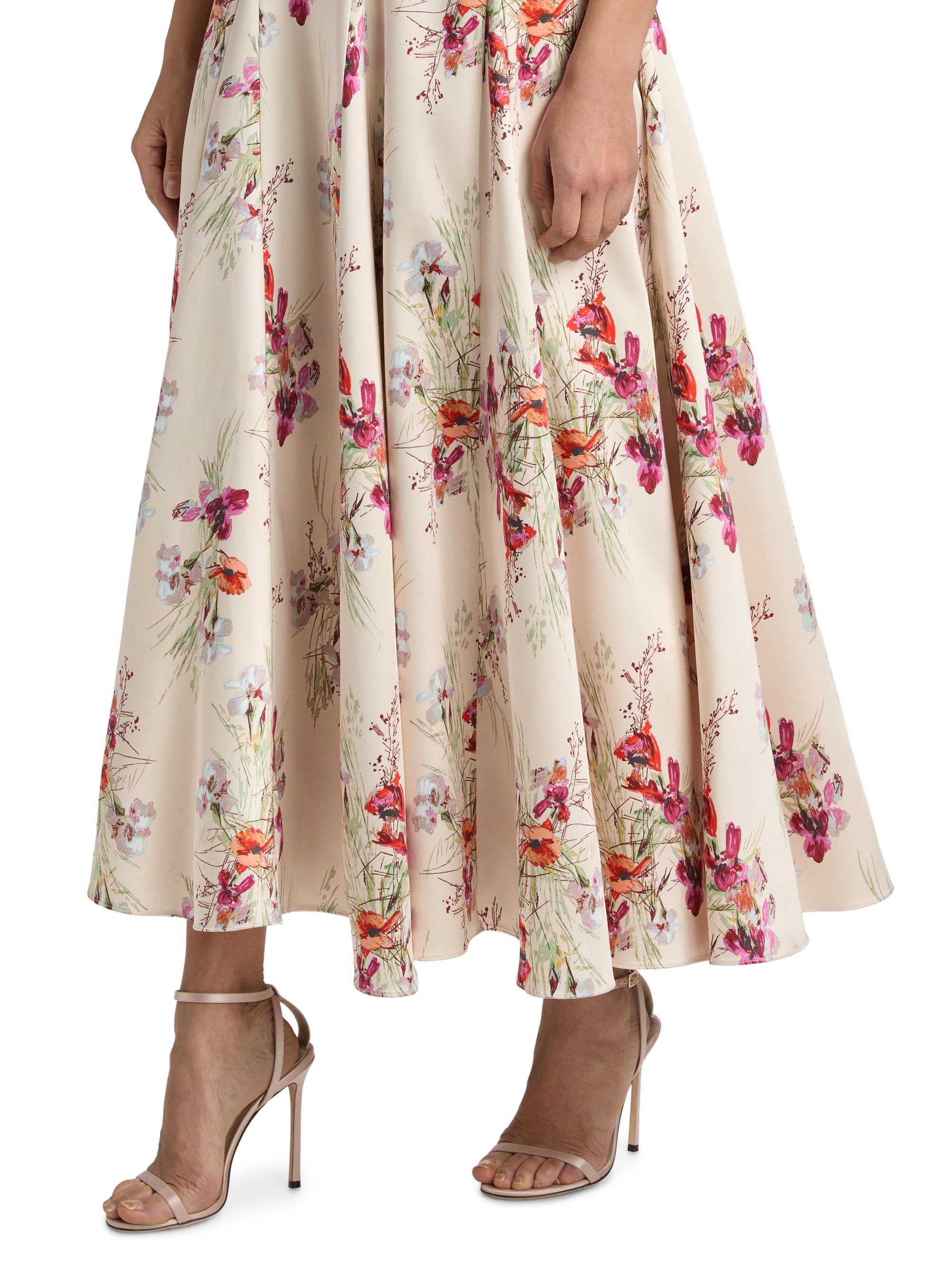 Cinq à Sept Hilda Iris Bouquet Midi-Skirt | Saks Fifth Avenue