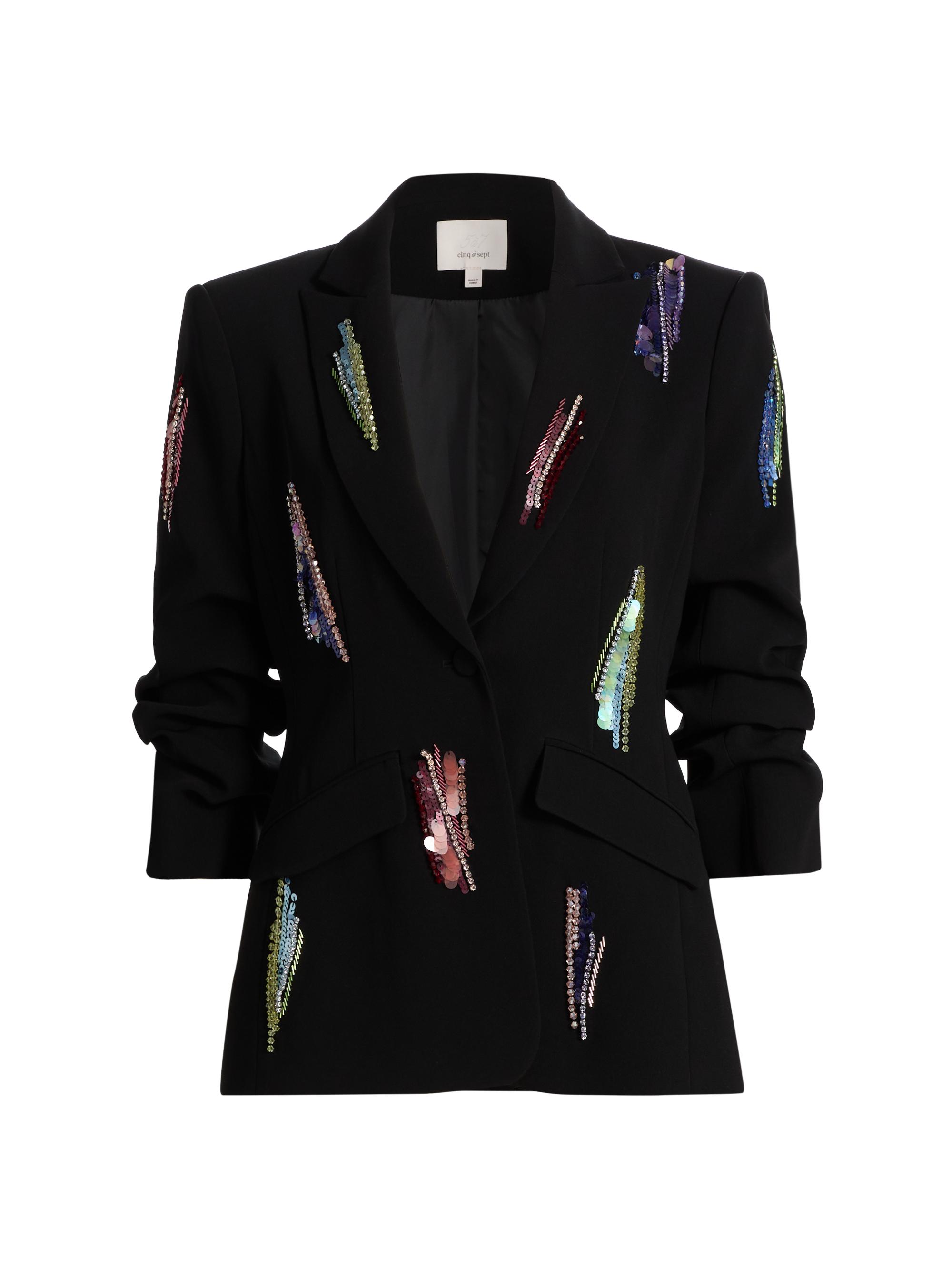 Blazer Homme Saks Fifth Avenue Noir Taille M - Slim Fit, Coton/polyester, NEUF SANS ÉTIQUETTES (NWOT)