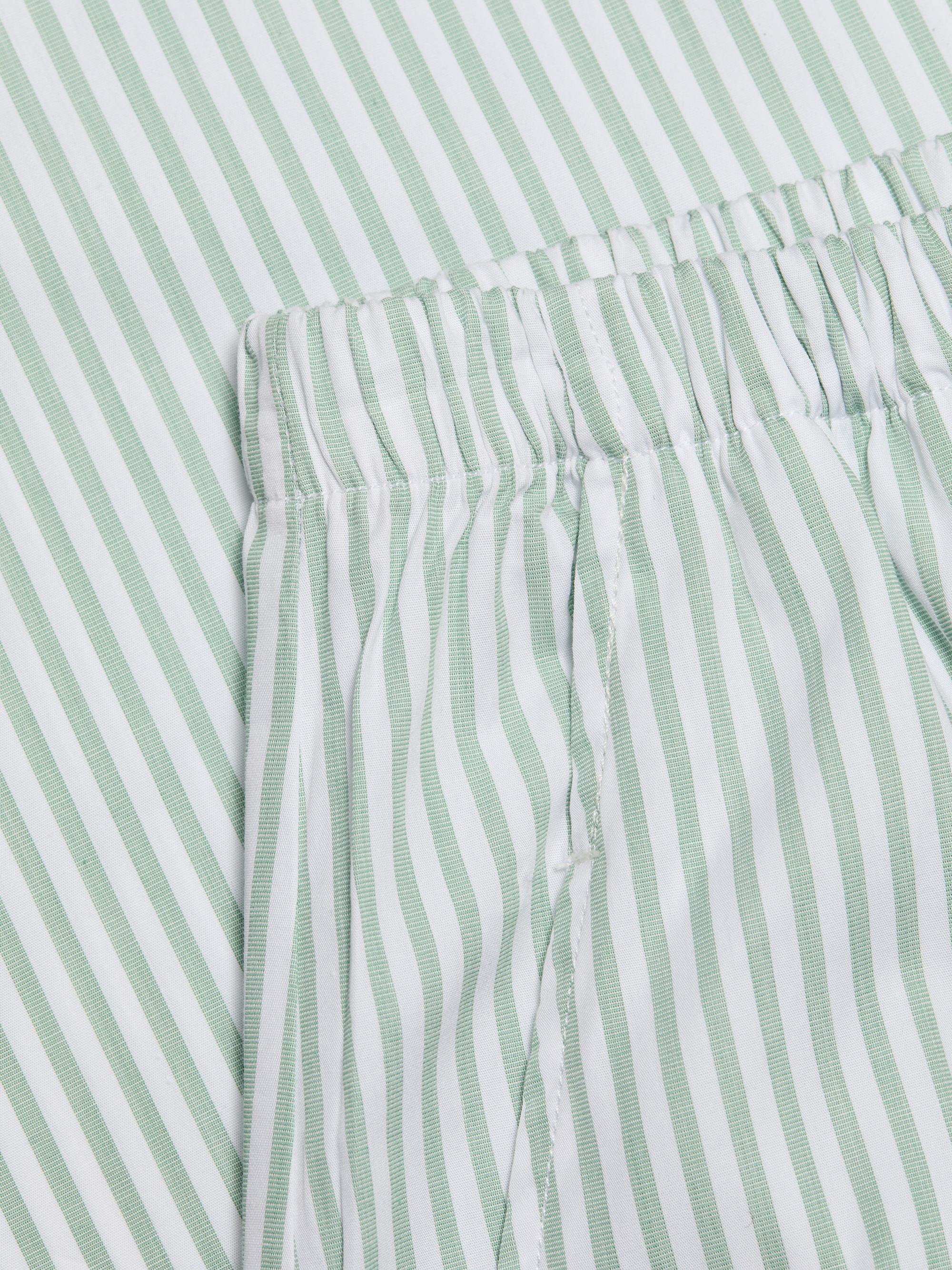 Leset Yoshi Striped Cotton-Blend Wide-Leg Pants | Saks Fifth Avenue