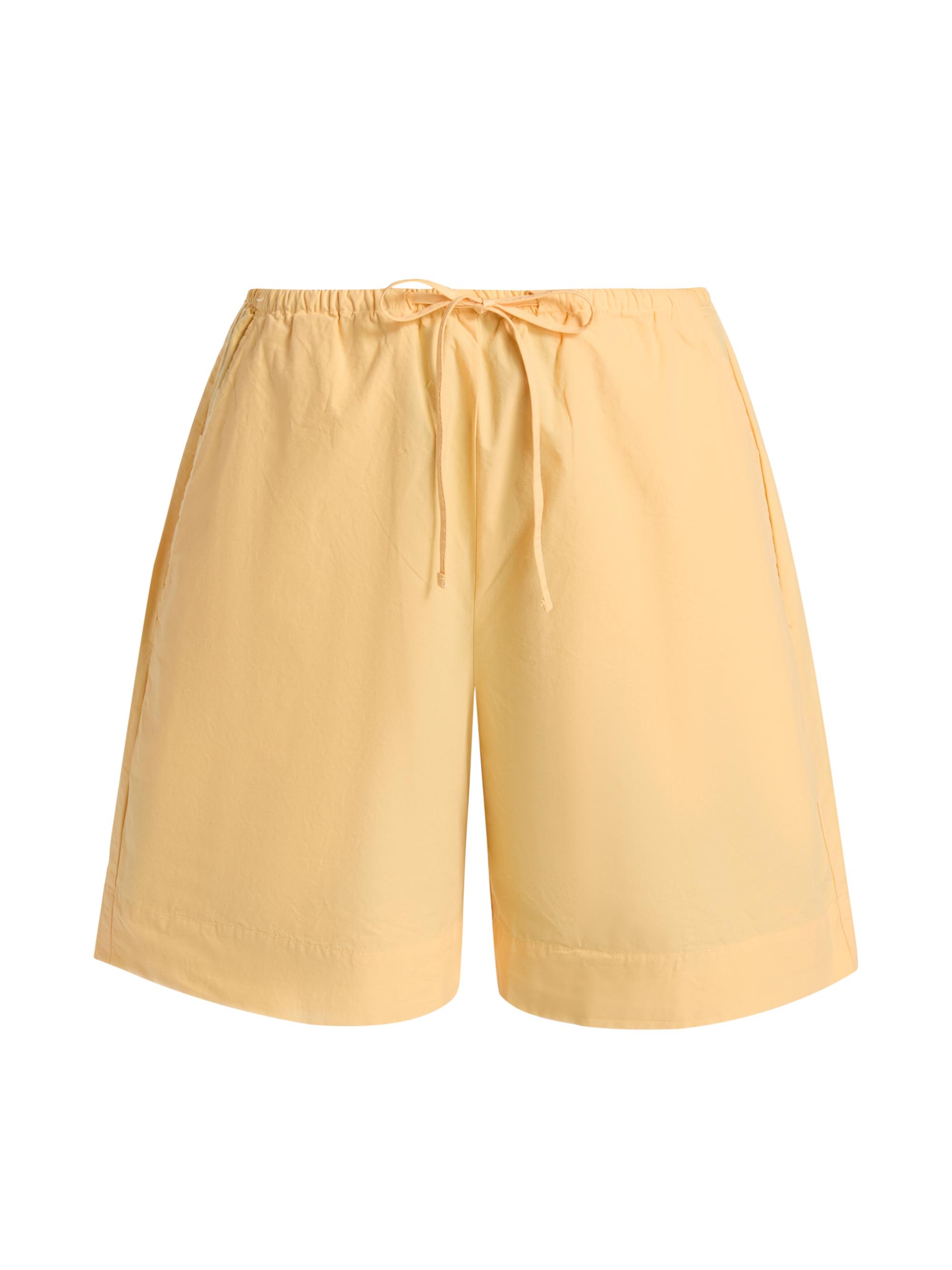 Leset Women's Kyoto Cotton Carpenter Shorts - Zest