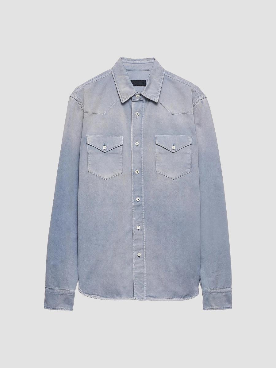 Prada Gabardine Shirt | Saks Fifth Avenue