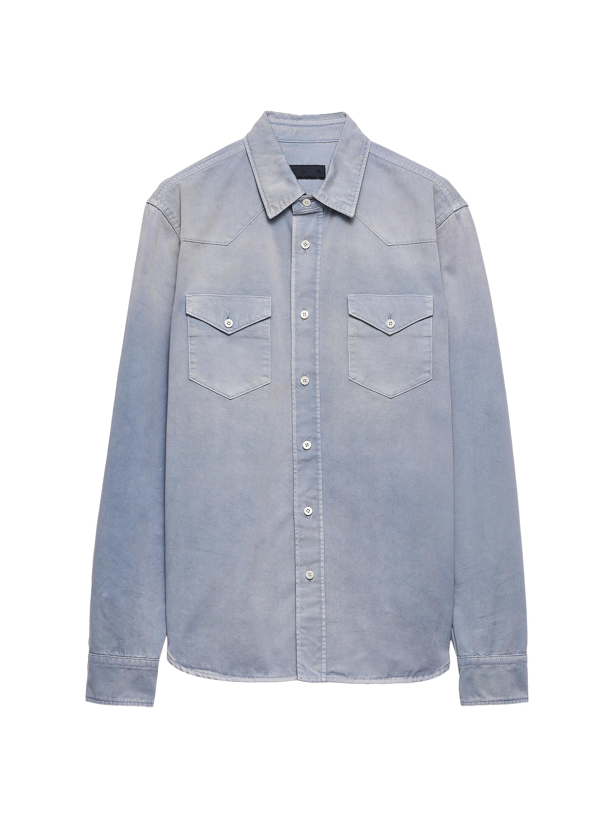 Saint Laurent Cassandre Shirt in Trouville Beach Denim | Saks