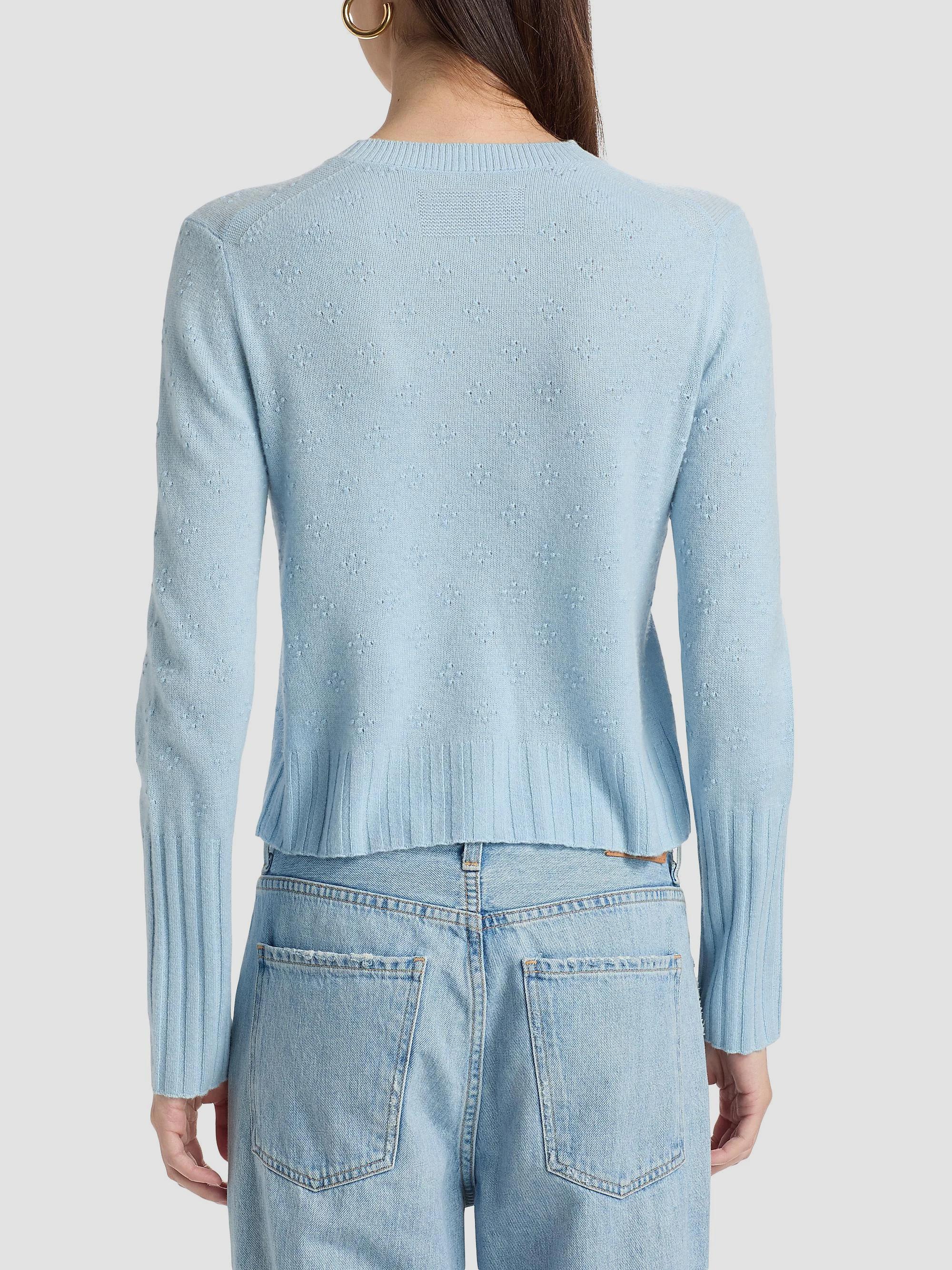 Guest in Residence Compass Shrunken Crewneck Sweater | Saks Fifth