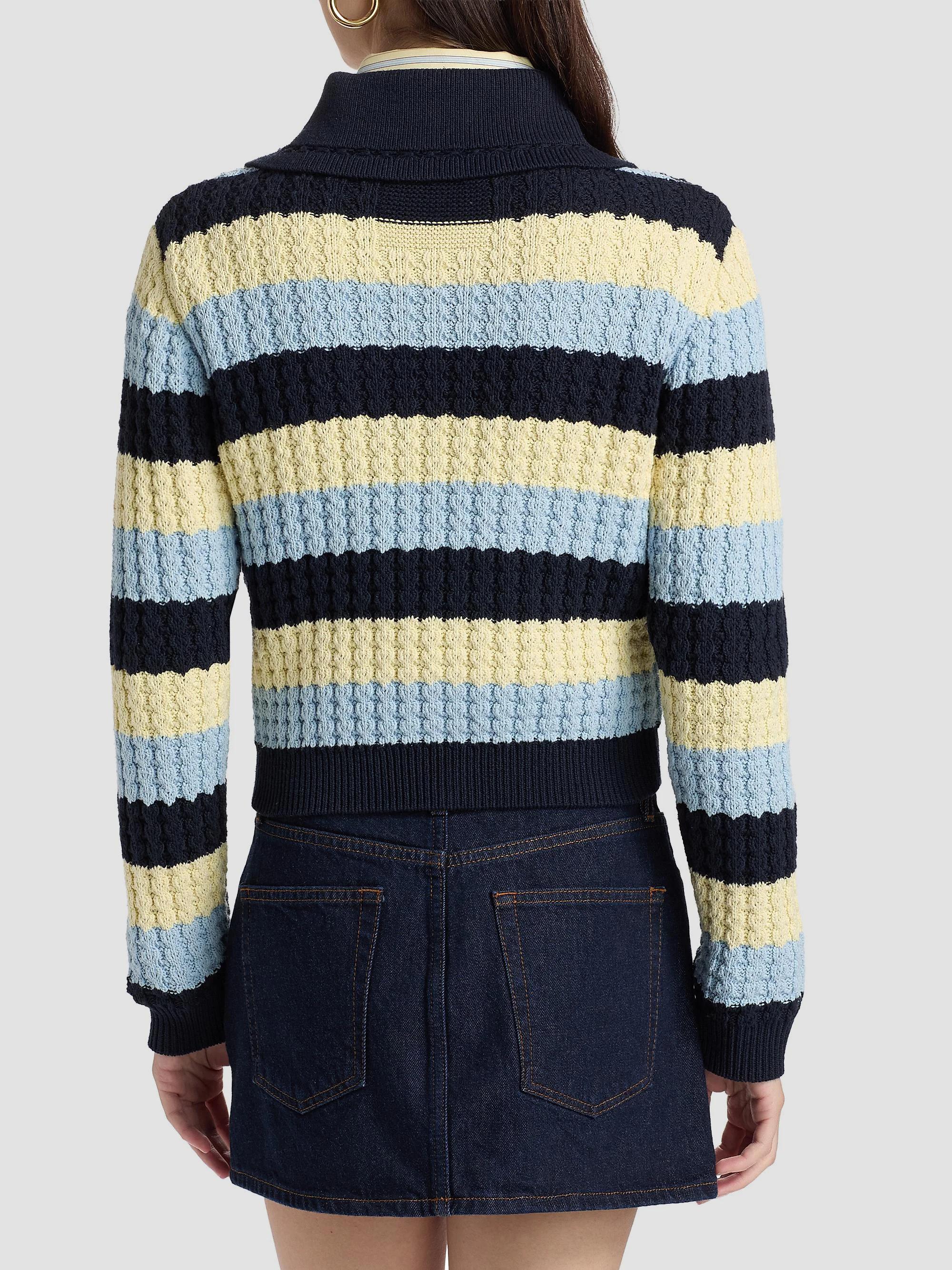Guest in Residence Kirby Striped Silk-Cotton Jacket | Saks Fifth
