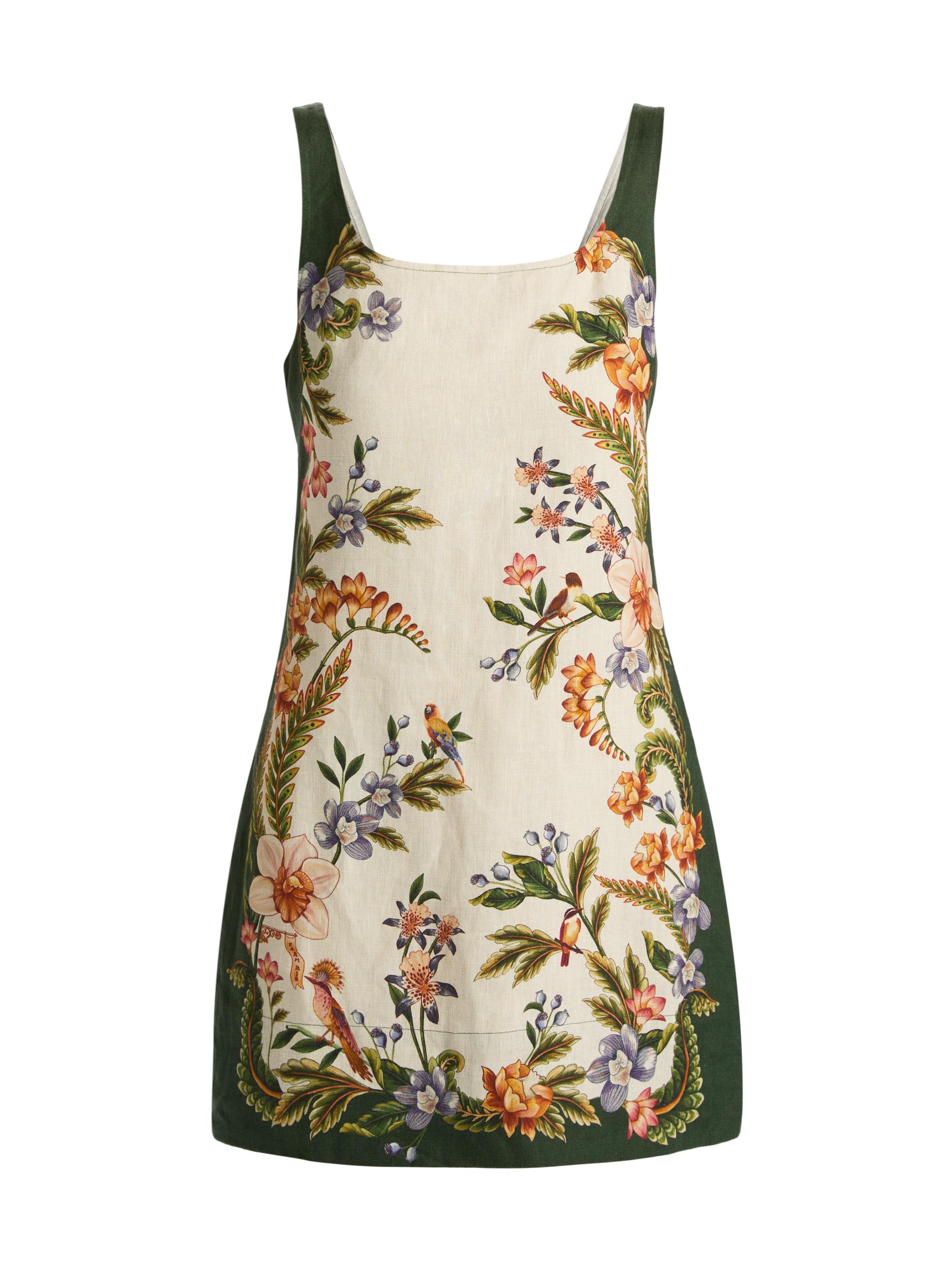 chinese dress ladies Off-White Tropical Lightness Sleeveless Maxi Dress – FARM Rio